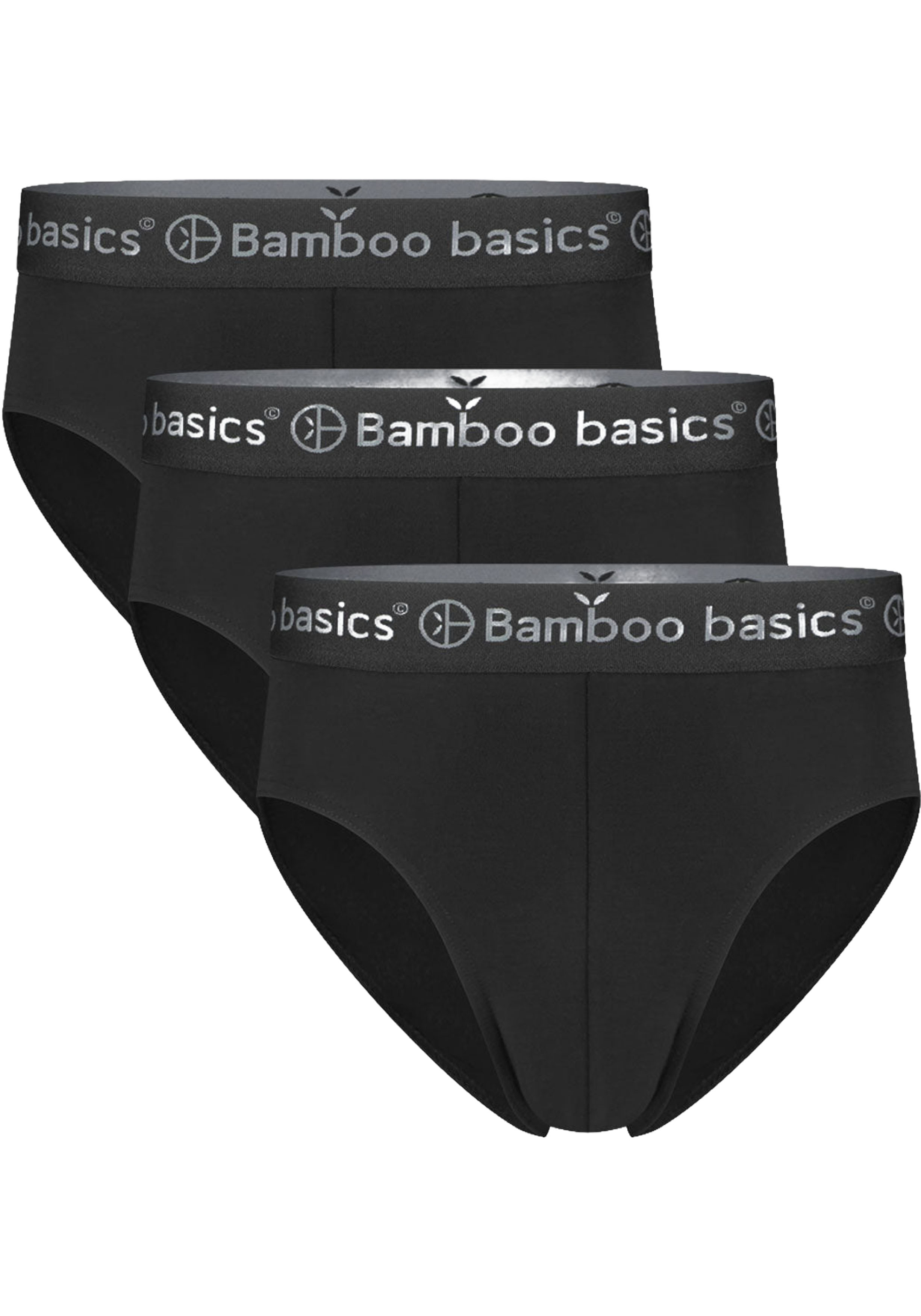 Bamboo Basics James slips (3-pack), heren slip, zwart