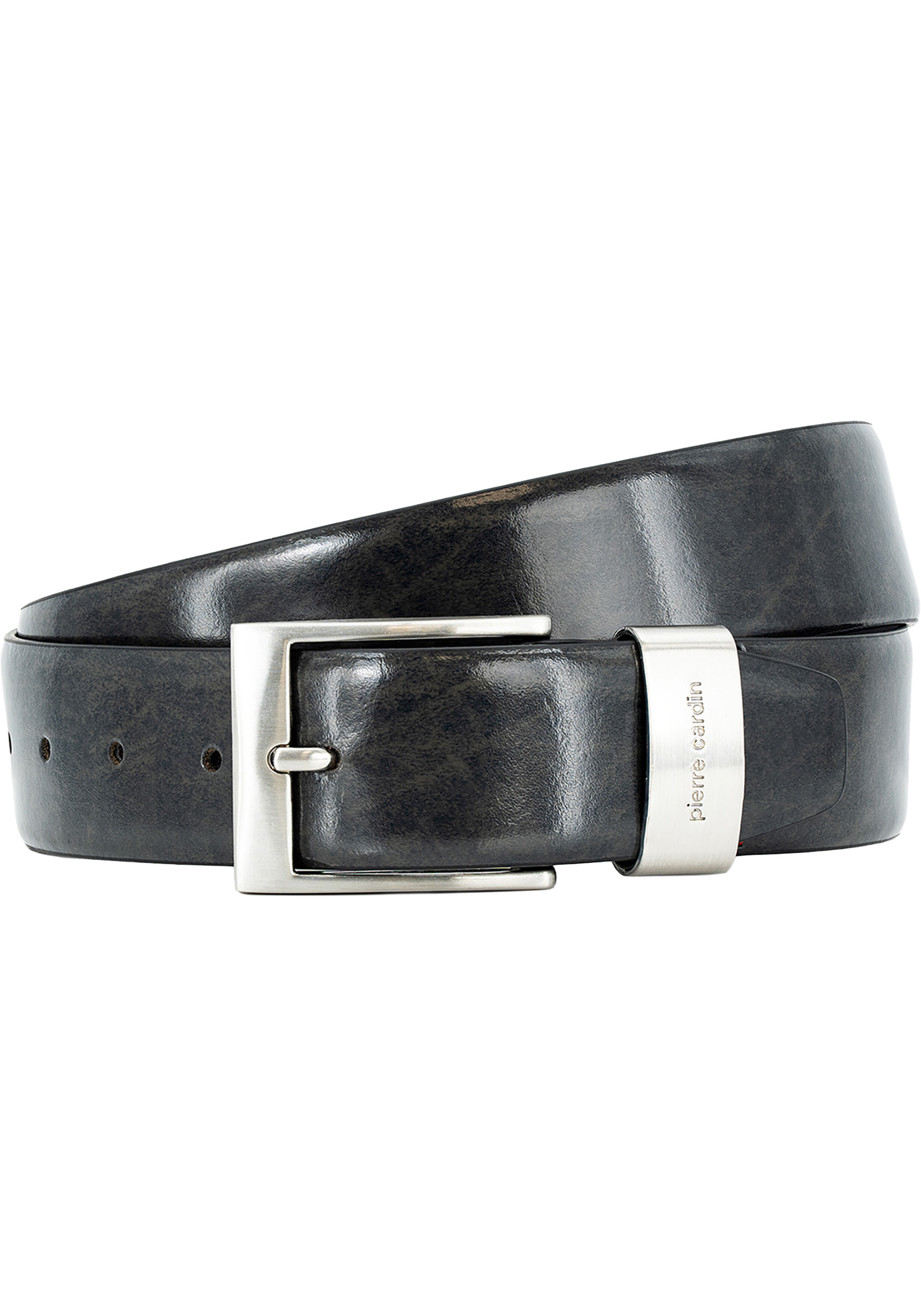 PIERRE CARDIN leren heren riem, zwart