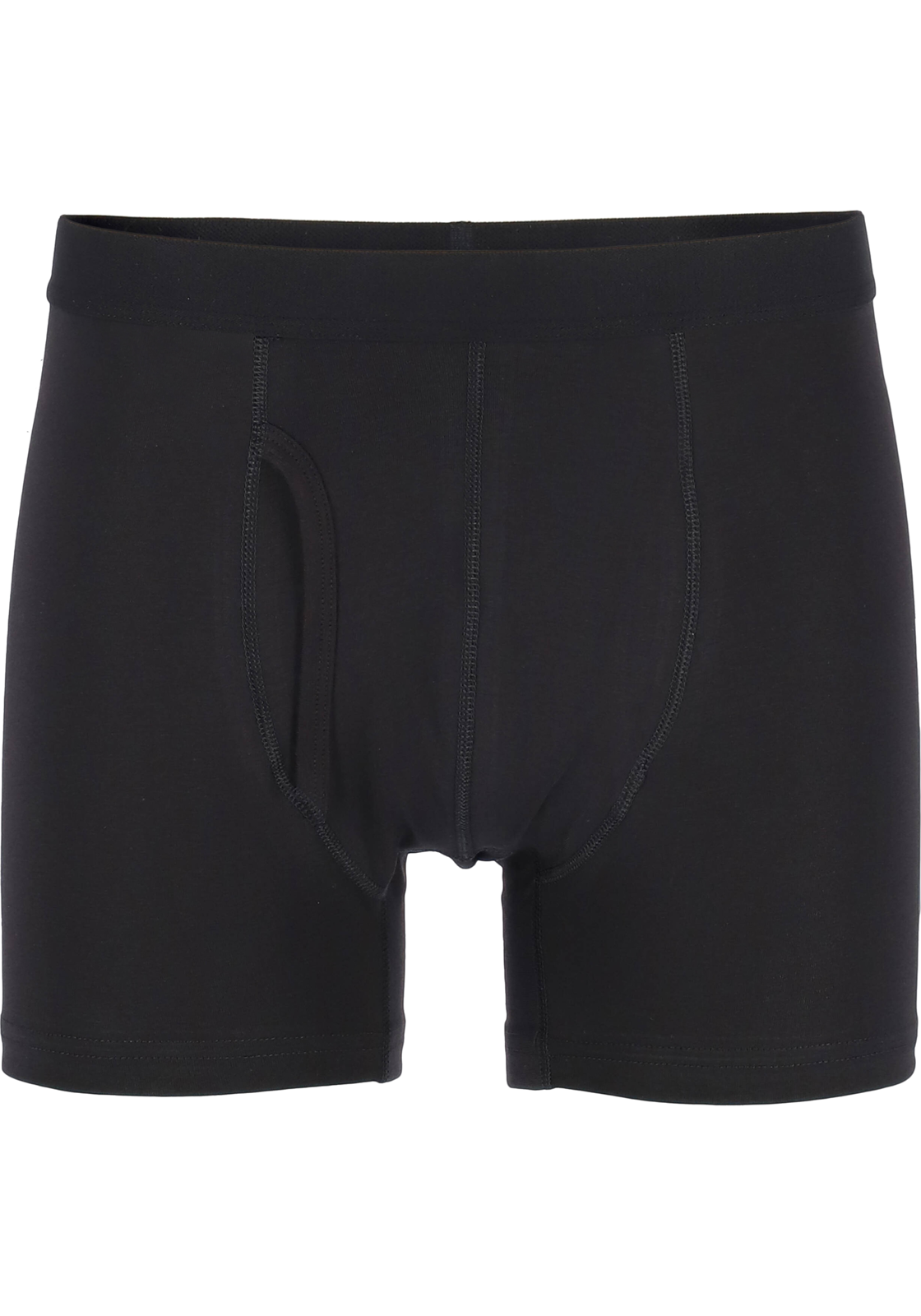 2-8711665542133_HR TEN CATE Basics men boxershorts (3-pack), heren boxers lang met gulp, zwart
