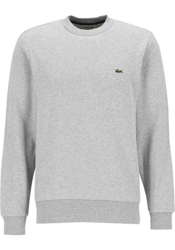 Lacoste heren sweatshirt, lichtgrijs melange Lacoste heren sweatshirt, lichtgrijs melange