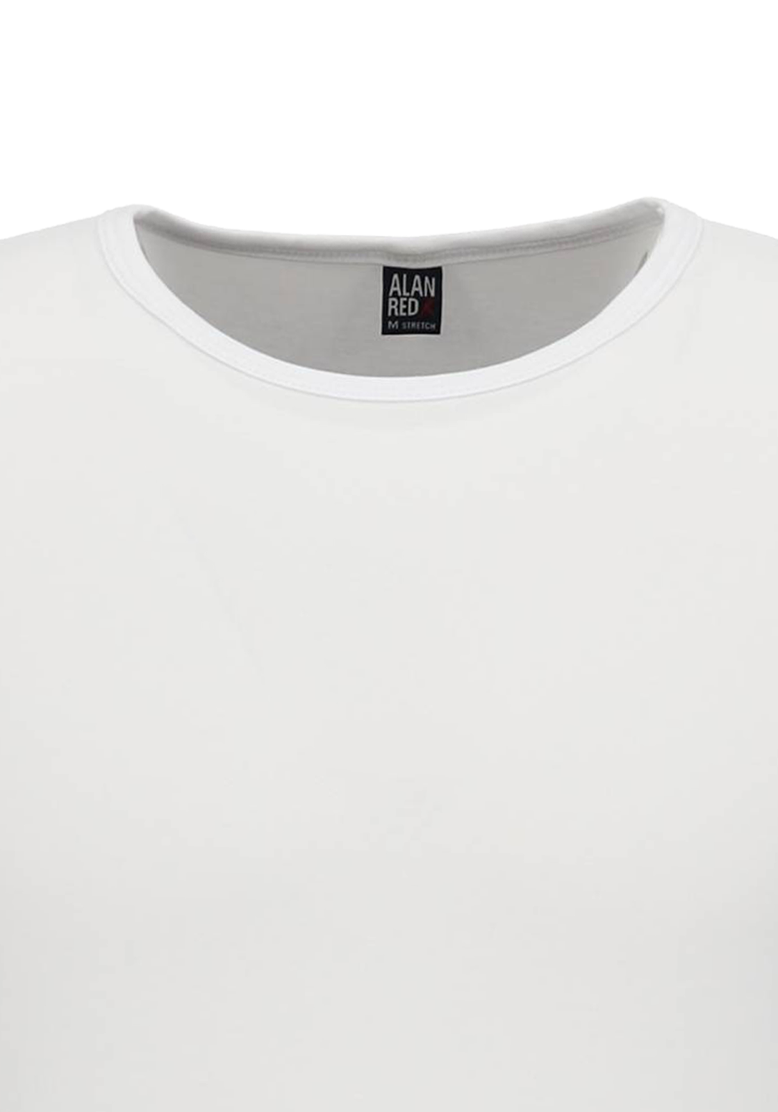 ALAN RED T-shirt Olbia (1-pack), O-hals lange mouw stretch, wit ALAN RED T-shirt Olbia (1-pack), O-hals lange mouw stretch, wit