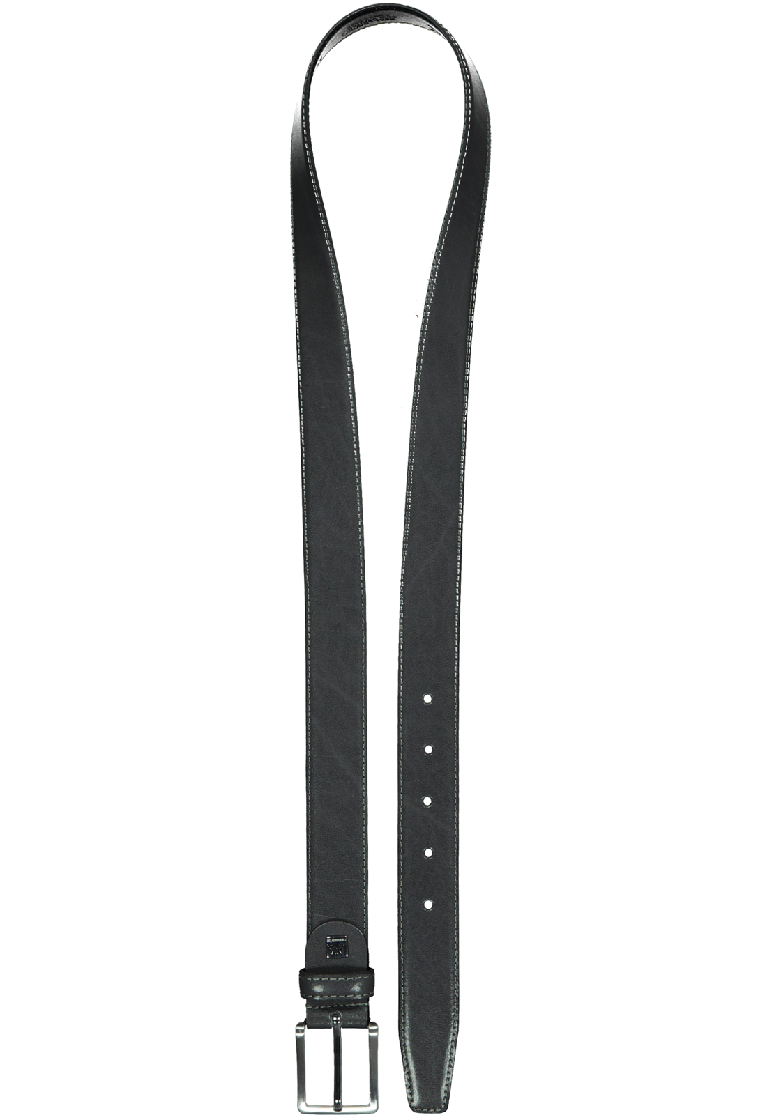 2-4032057377985_riemen_HR LINDENMANN leren heren riem, grijs