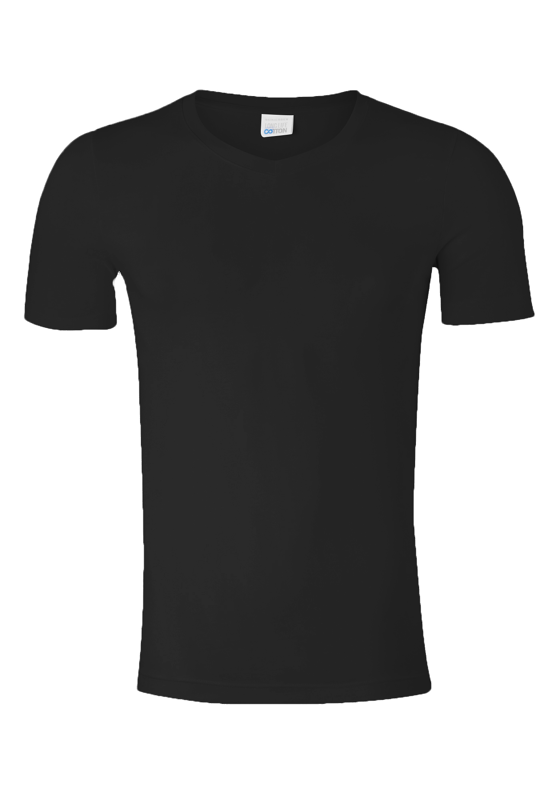 SCHIESSER Long Life Cotton T-shirt (1-pack), V-hals, zwart SCHIESSER Long Life Cotton T-shirt (1-pack), V-hals, zwart