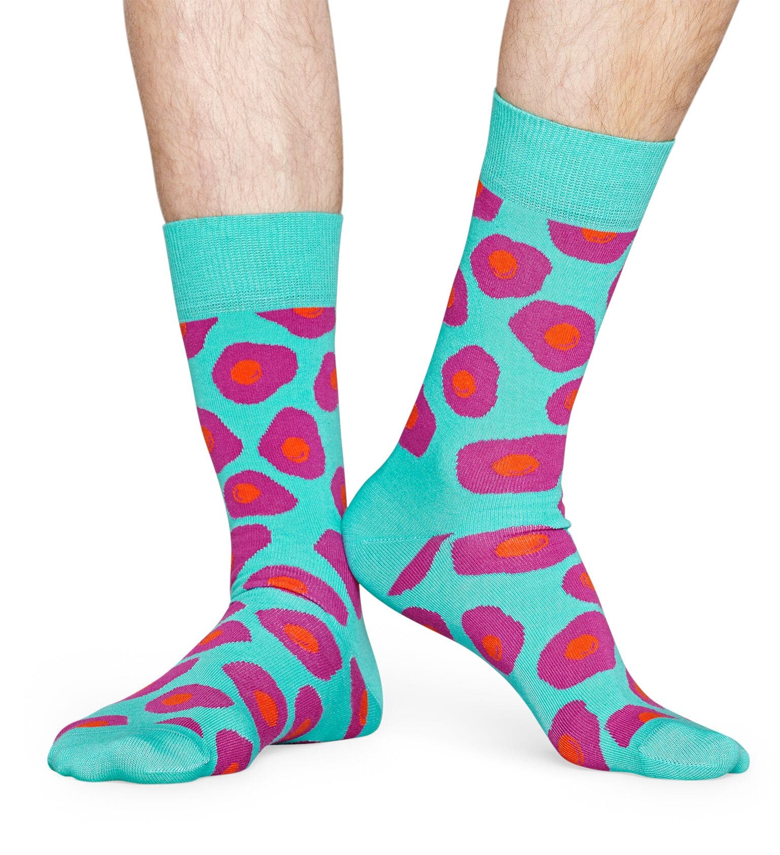 Happy Socks Sunny Side Up Sock, unisex sokken, lichtgroen