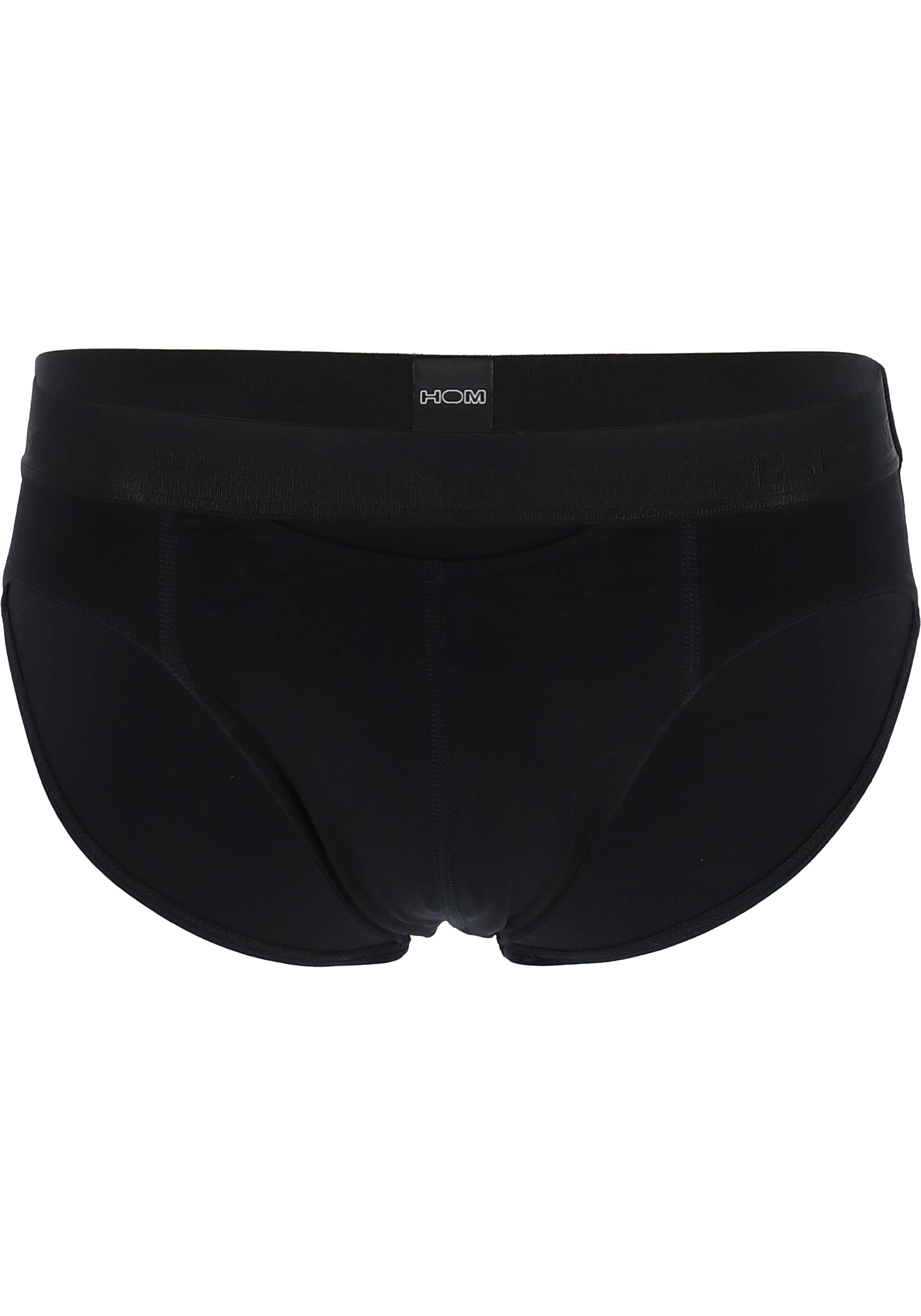 HOM HO1 mini briefs slip (1-pack), herenslip met horizontale gulp, zwart