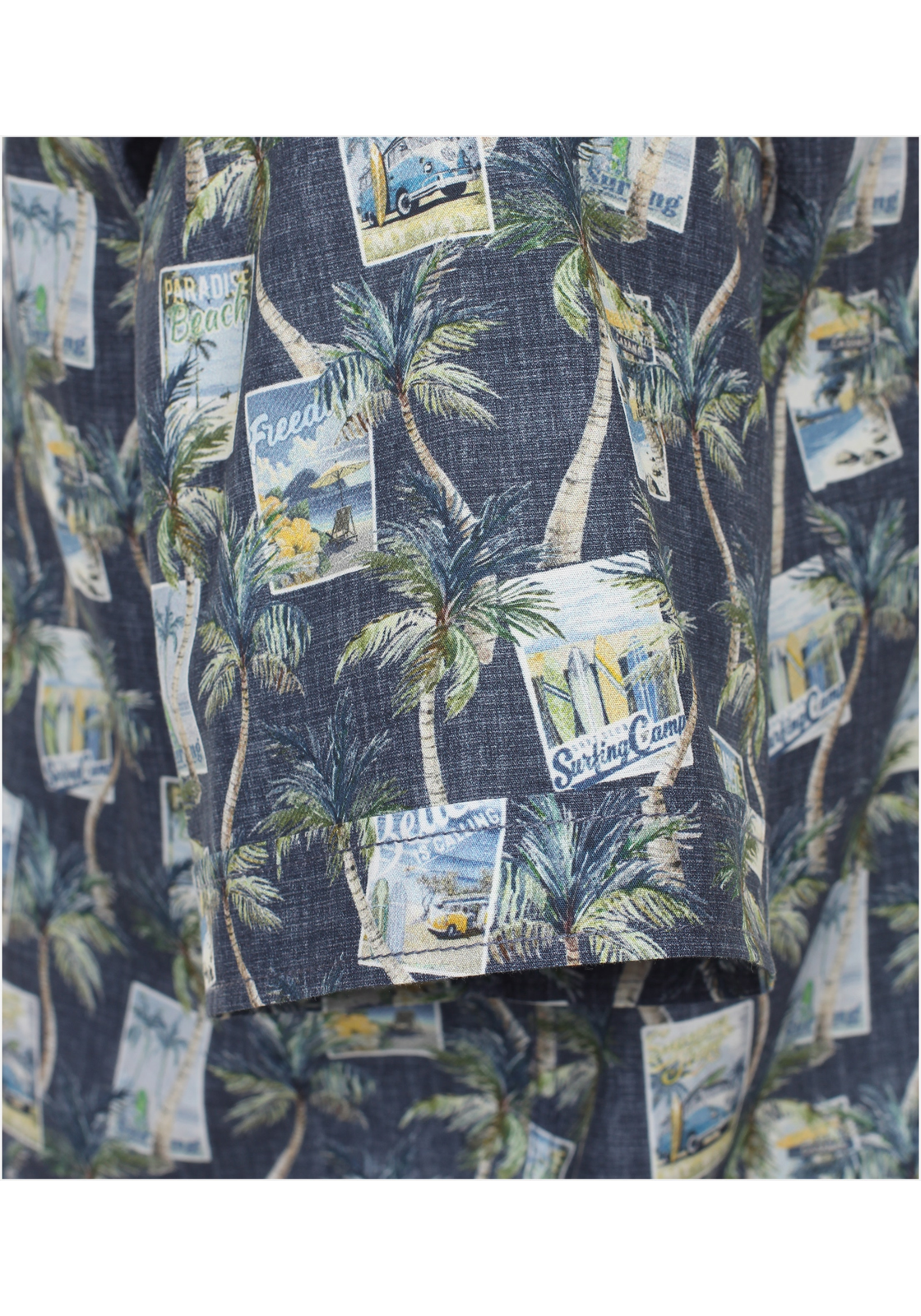 image_5_825ccd57cafd412bf8e14e4f7de7cbb8jpgautoformatbgF3F3F3blend-alpha100blend-colorF3F3F3blend-modedarkenfitclampp CASA MODA Sport casual fit overhemd, korte mouw, popeline, groen dessin