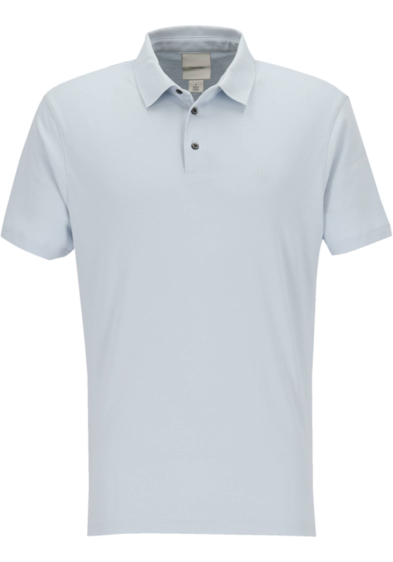 Calvin Klein Supima Regular Polo, heren poloshirt, lichtblauw Calvin Klein Supima Regular Polo, heren poloshirt, lichtblauw