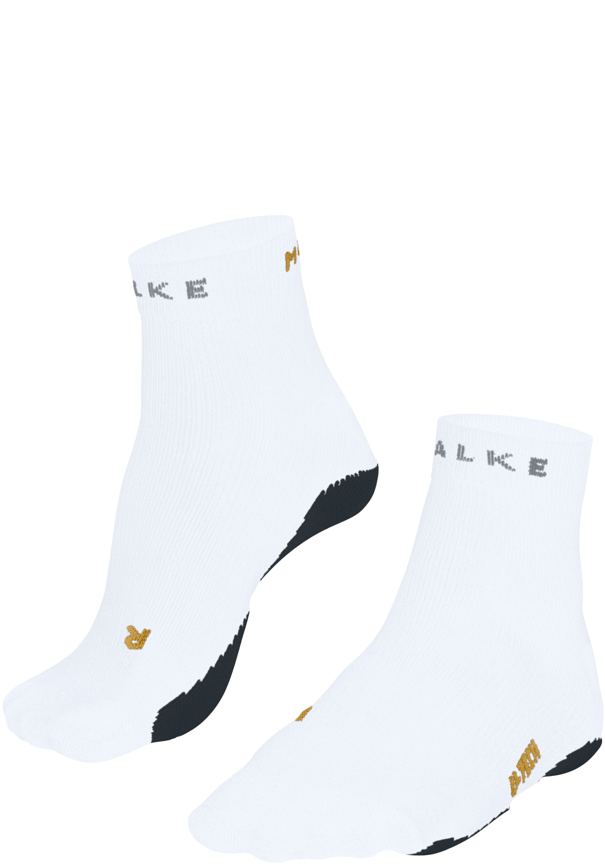 FALKE RU True Motion Short heren running sneakersokken, wit (white)