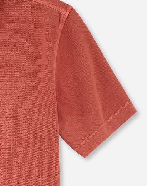 OLYMP Level Five Casual body fit polo, sienna