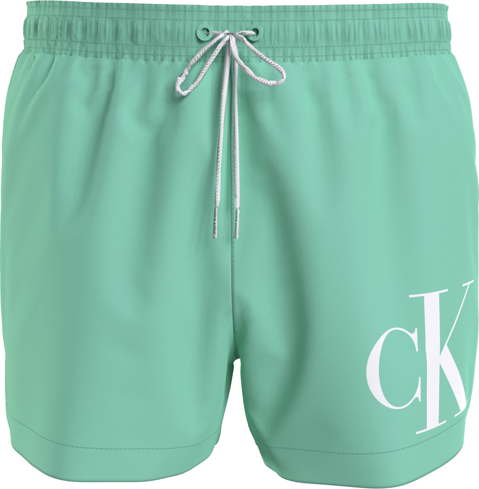 Calvin Klein Short Drawstring swimshort, heren zwembroek, lichtgroen