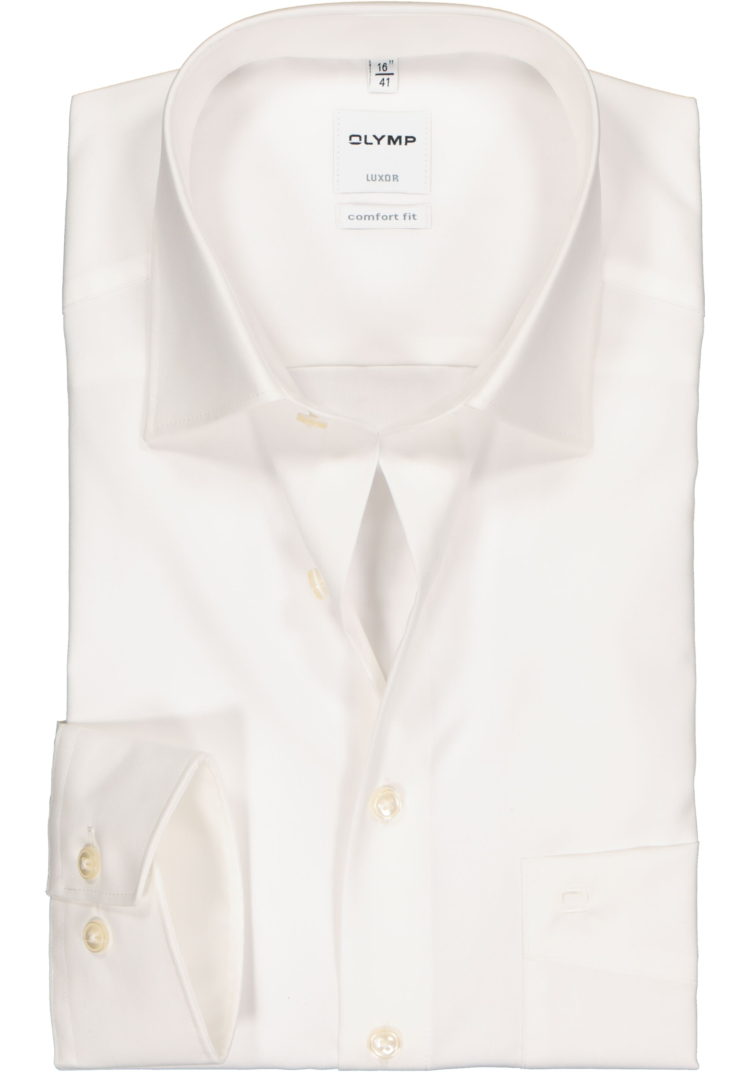 OLYMP Luxor comfort fit overhemd, creme