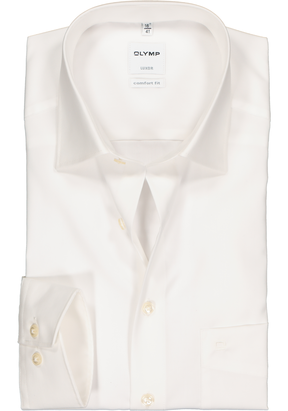 1-4025708279813_olymp-overhemd_HR OLYMP Luxor comfort fit overhemd, creme