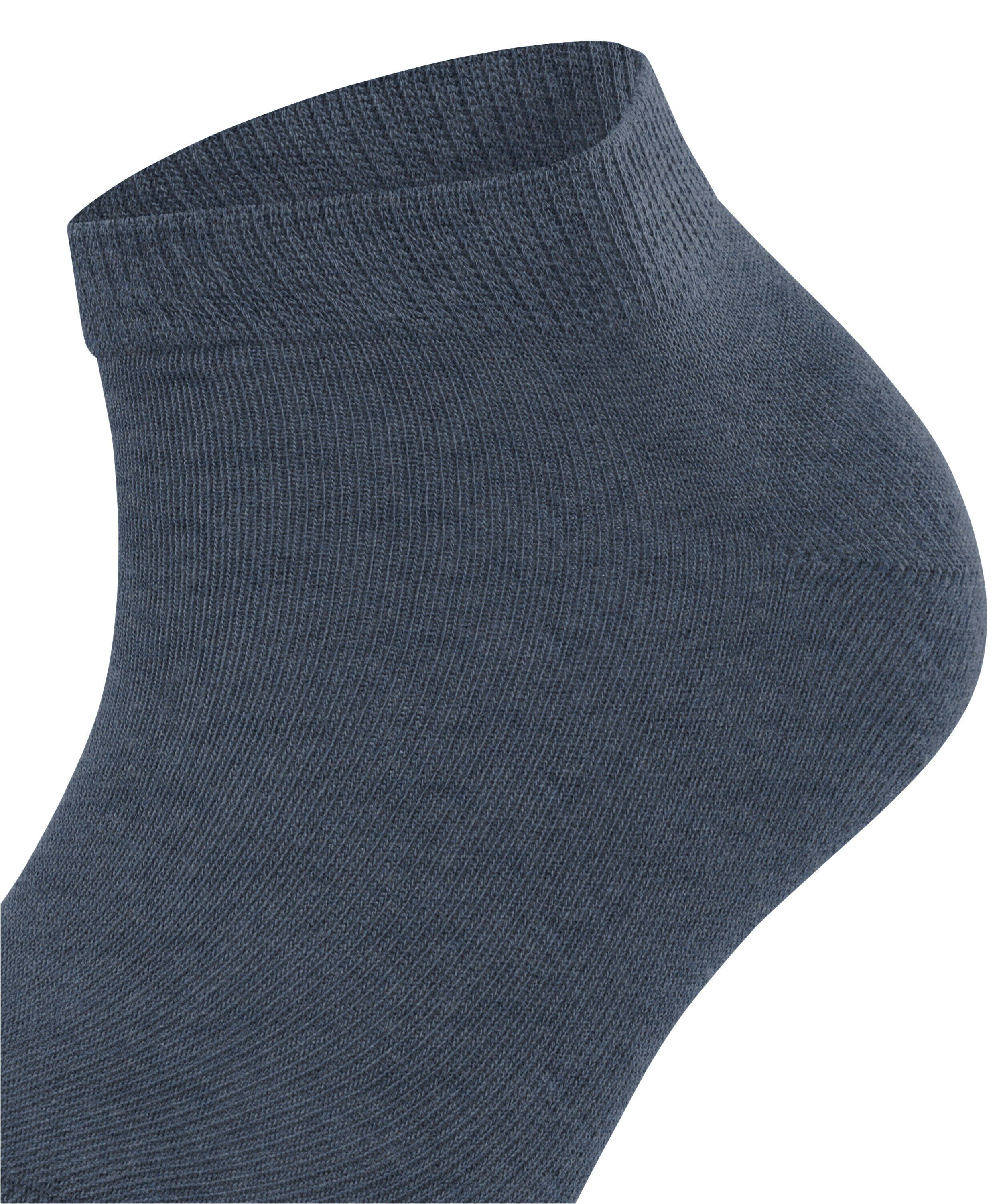 FALKE Family dames sneakersokken, blauw (dark blue melange)