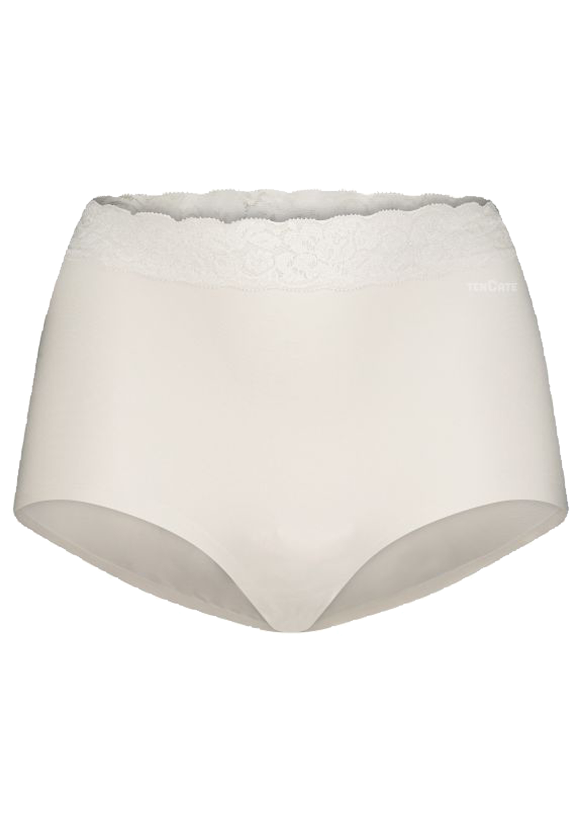 TEN CATE Secrets Lace women high waist met kant (1-pack), dames High waist hoge taille, gebroken wit TEN CATE Secrets Lace women high waist met kant (1-pack), dames High waist hoge taille, gebroken wit