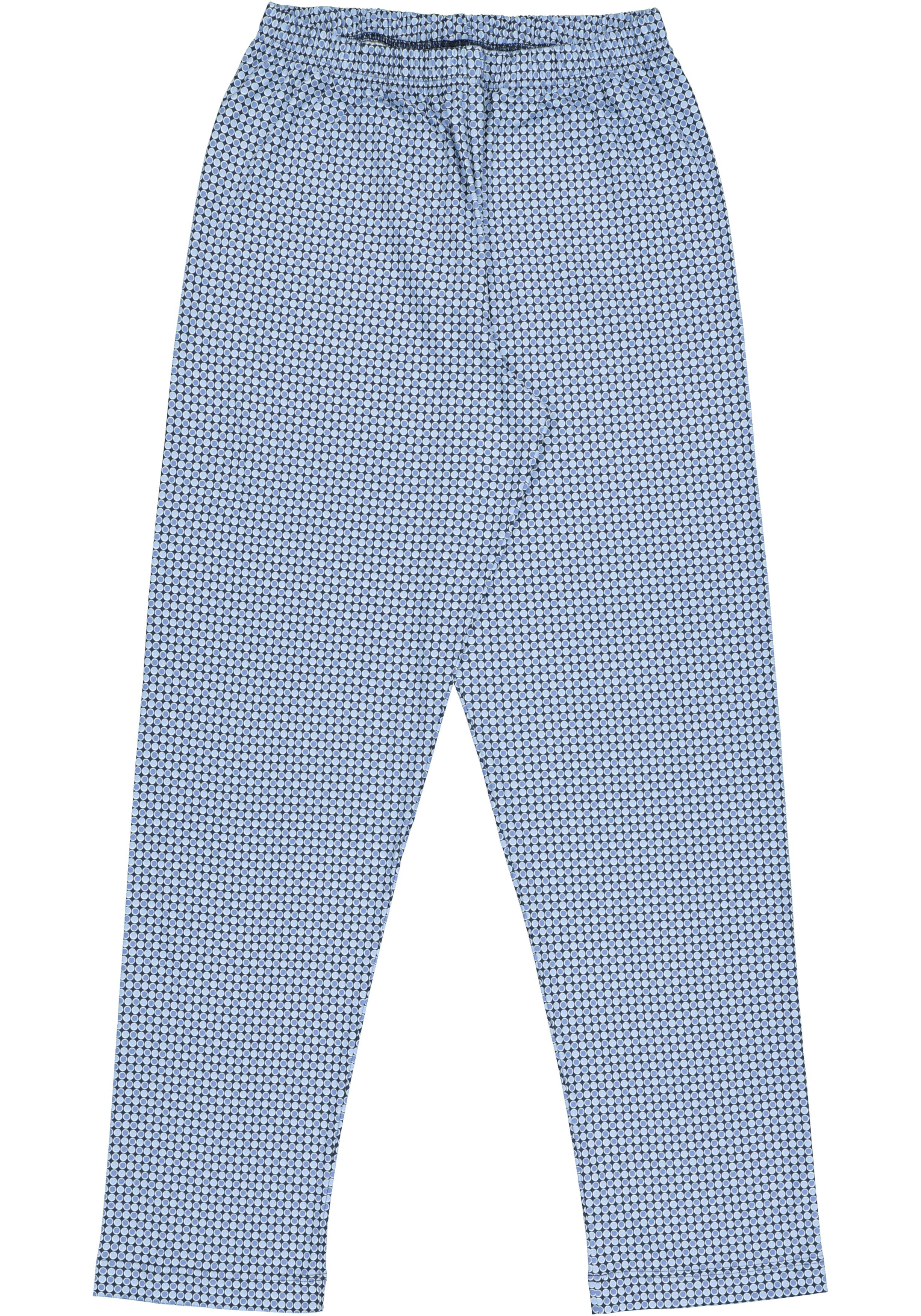 Mey heren pyjama Clyde, blauw dessin