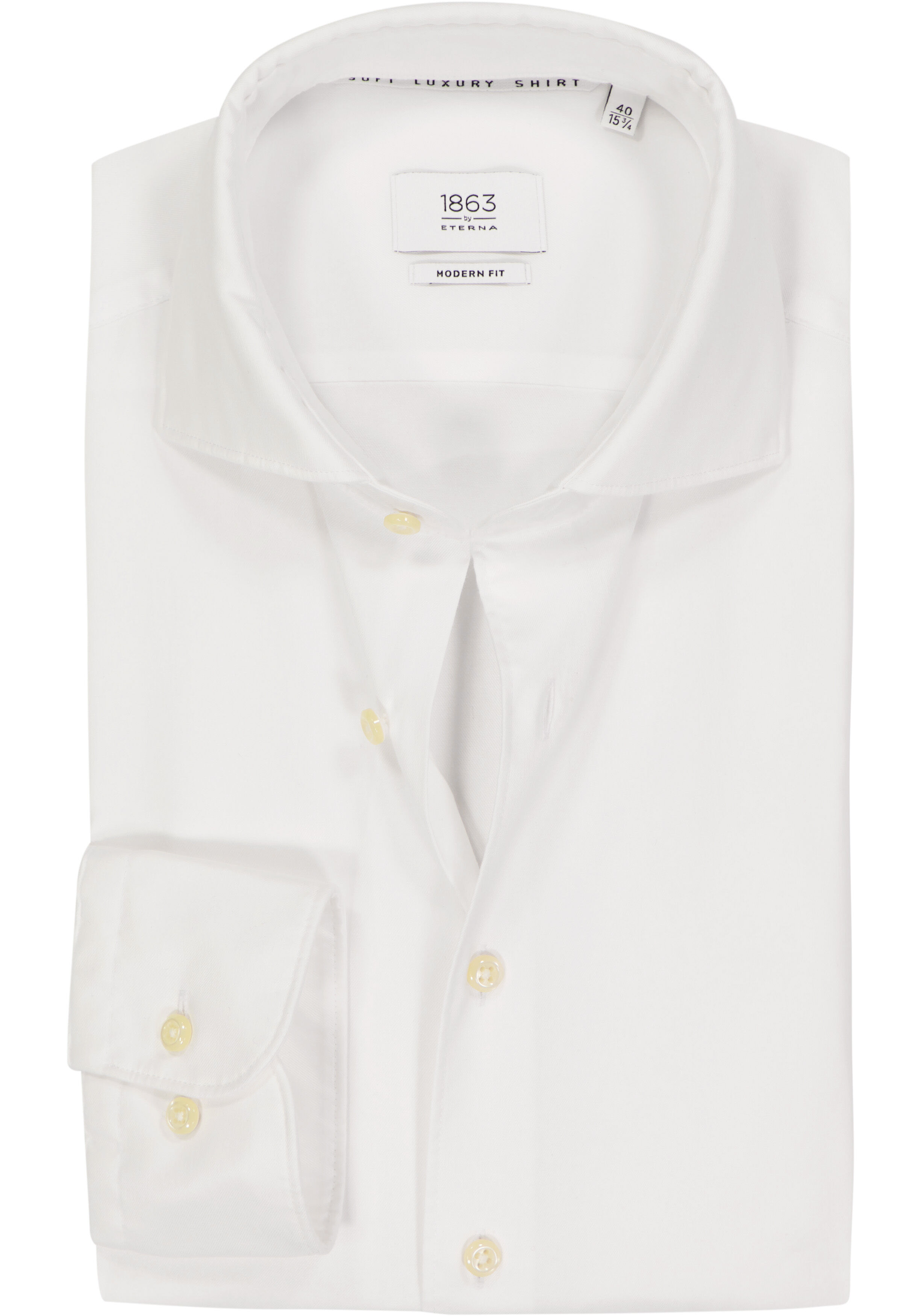 ETERNA modern fit overhemd, 1863 casual Soft tailoring, wit