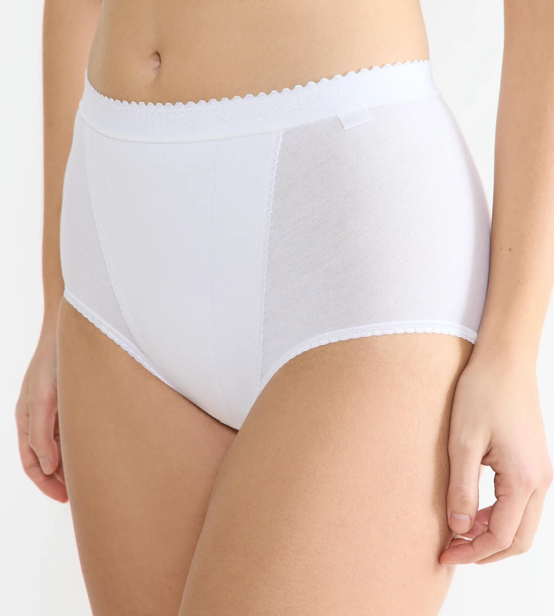 Sloggi Women Control Maxi (2-pack), dames slip, wit