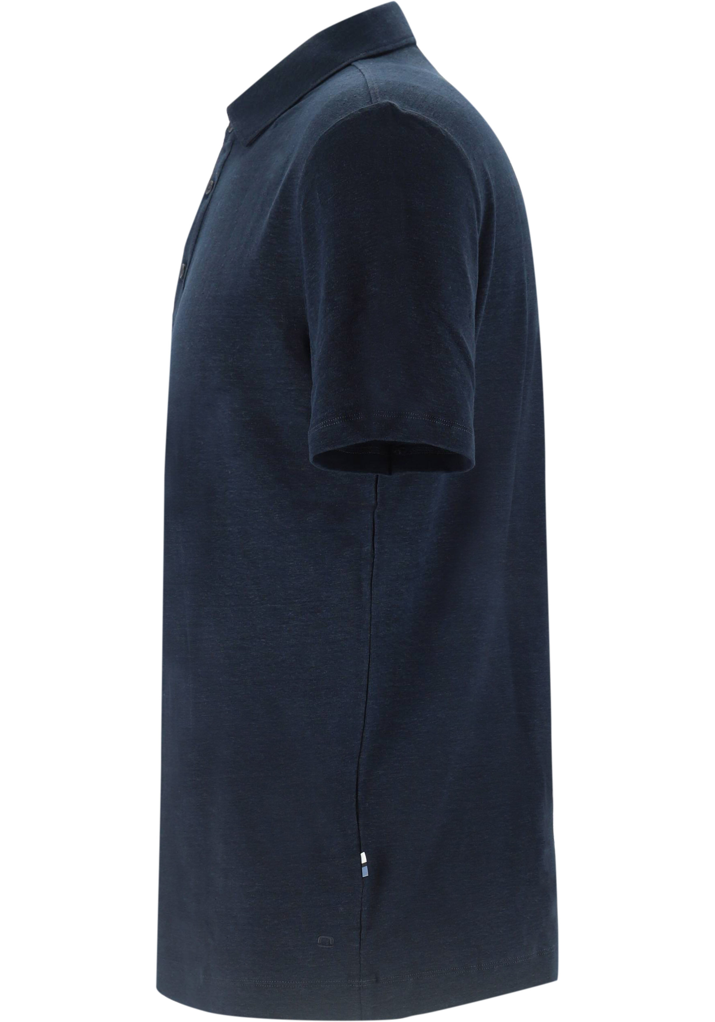 OLYMP Polo Casual, modern fit polo, donkerblauw