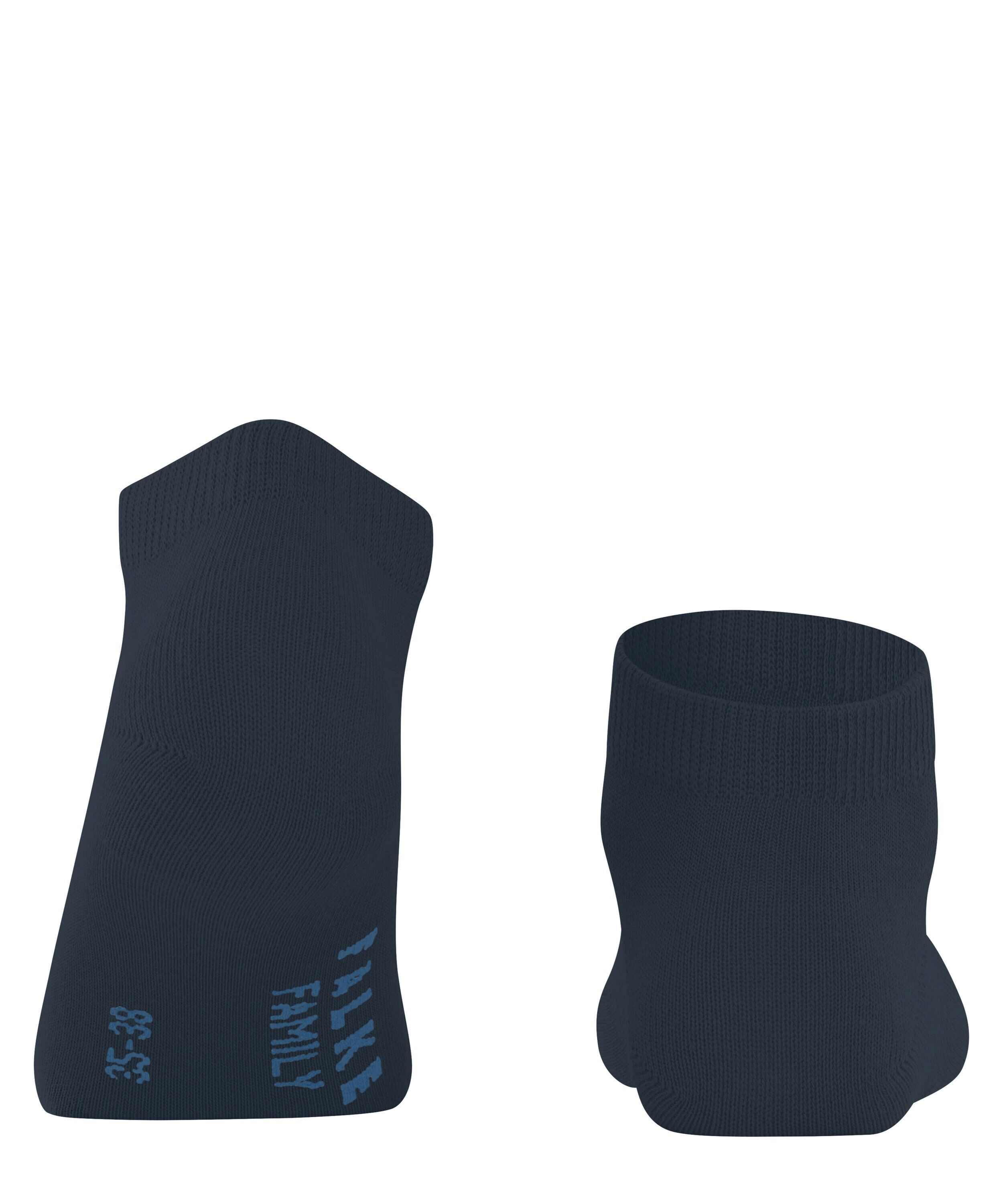 FALKE Family dames sneakersokken, blauw (space blue)