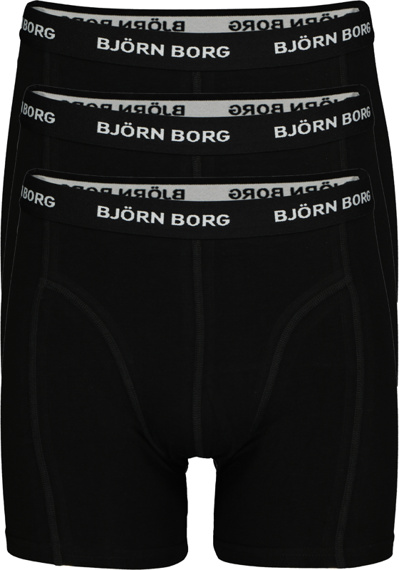 Bjorn Borg boxershorts Essential (3-pack), heren boxers normale lengte, zwart Bjorn Borg boxershorts Essential (3-pack), heren boxers normale lengte, zwart