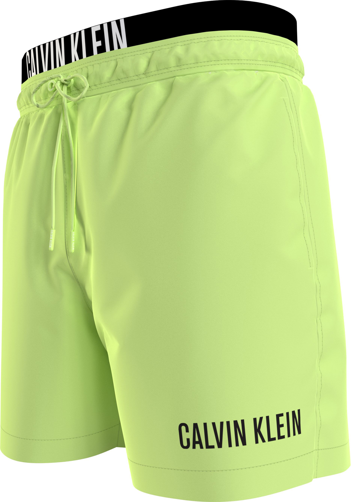 1-8720109709018-calvin_klein-zwembroeken-V24_HR Calvin Klein Medium Drawstring double waistband swimshort, heren zwembroek, citroengeel