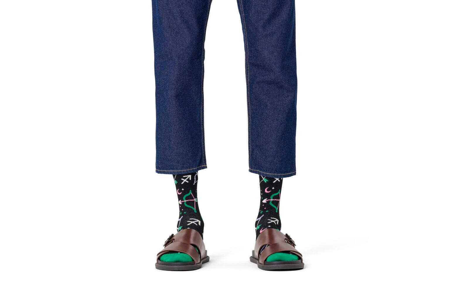 Happy Socks Sagittarius Sock, unisex sokken, navy