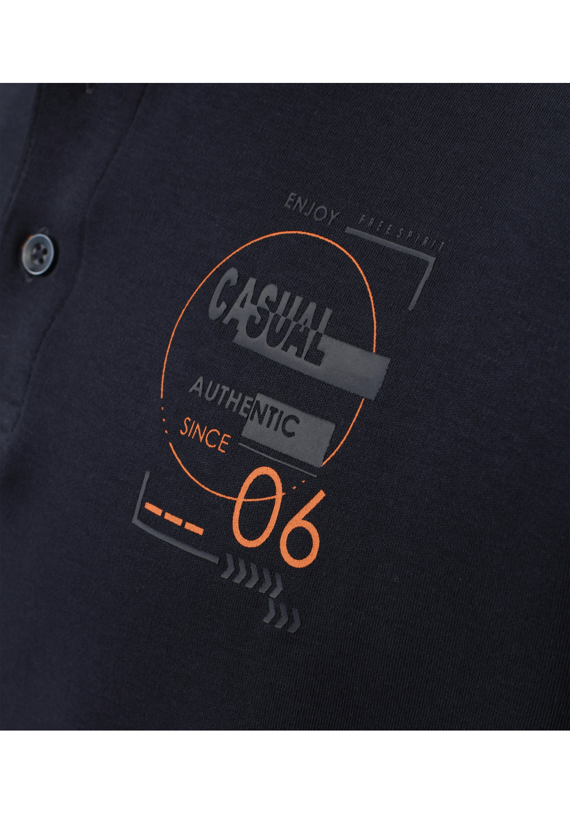 Redmond regular fit polo lange mouw, jersey, blauw - 241840950-10 Redmond regular fit polo lange mouw, jersey, blauw - 241840950-10