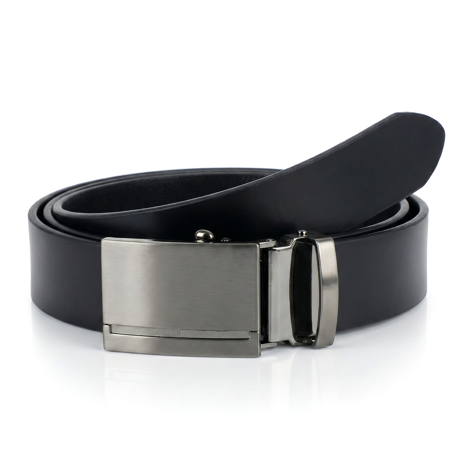 LINDENMANN leren heren riem, zwart