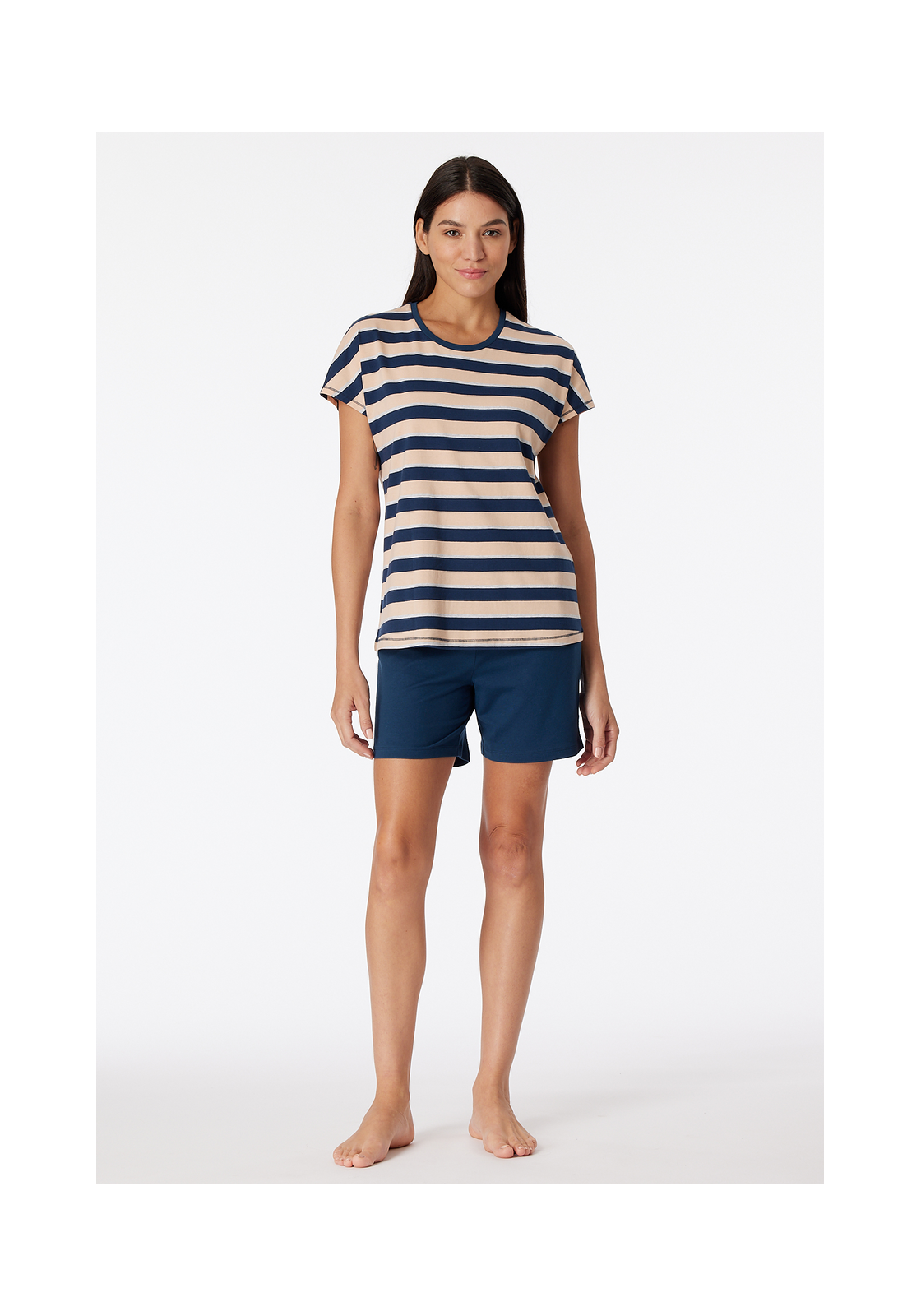 image_3_181253-904_3_1280x1280 SCHIESSER Casual Essentials pyjamaset, dames pyjama short veelkleurig