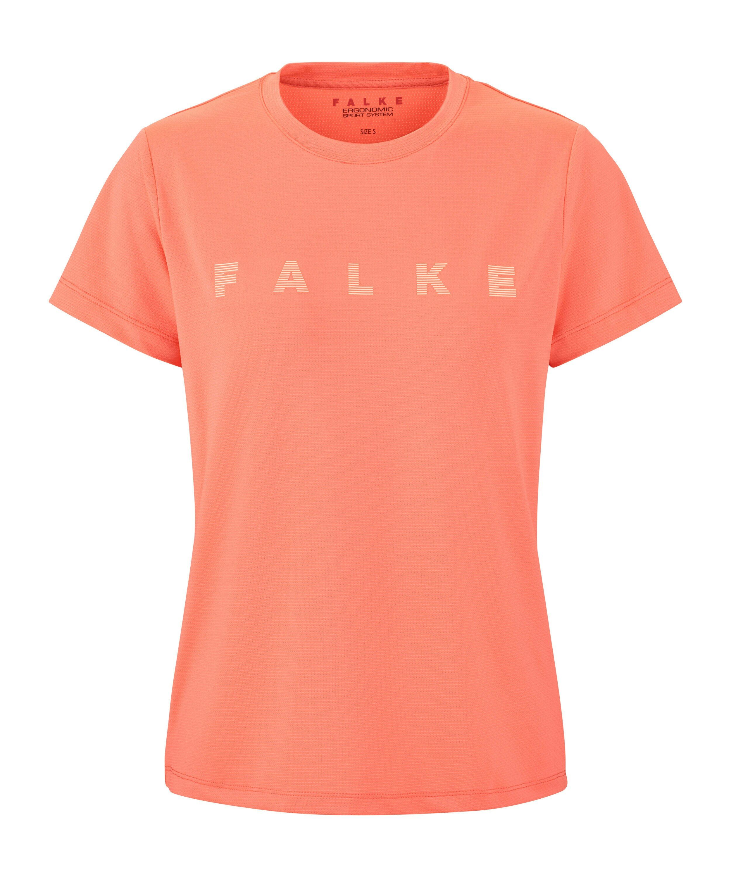 FALKE dames training T-shirt, koraal roze (coral)