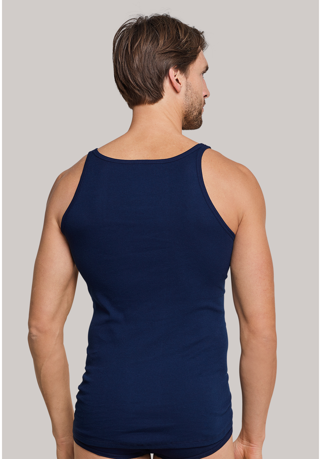 original_feinripp_singlet_005120-815 SCHIESSER Original Feinripp singlet (1-pack), blauw