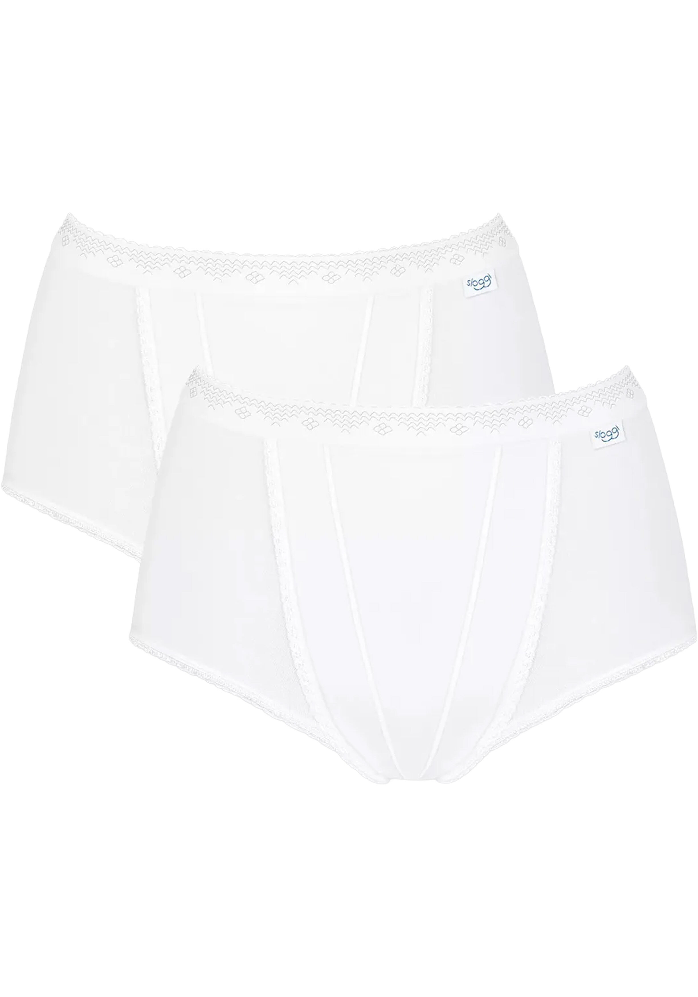 Sloggi Women Control Maxi (2-pack), dames slip, wit