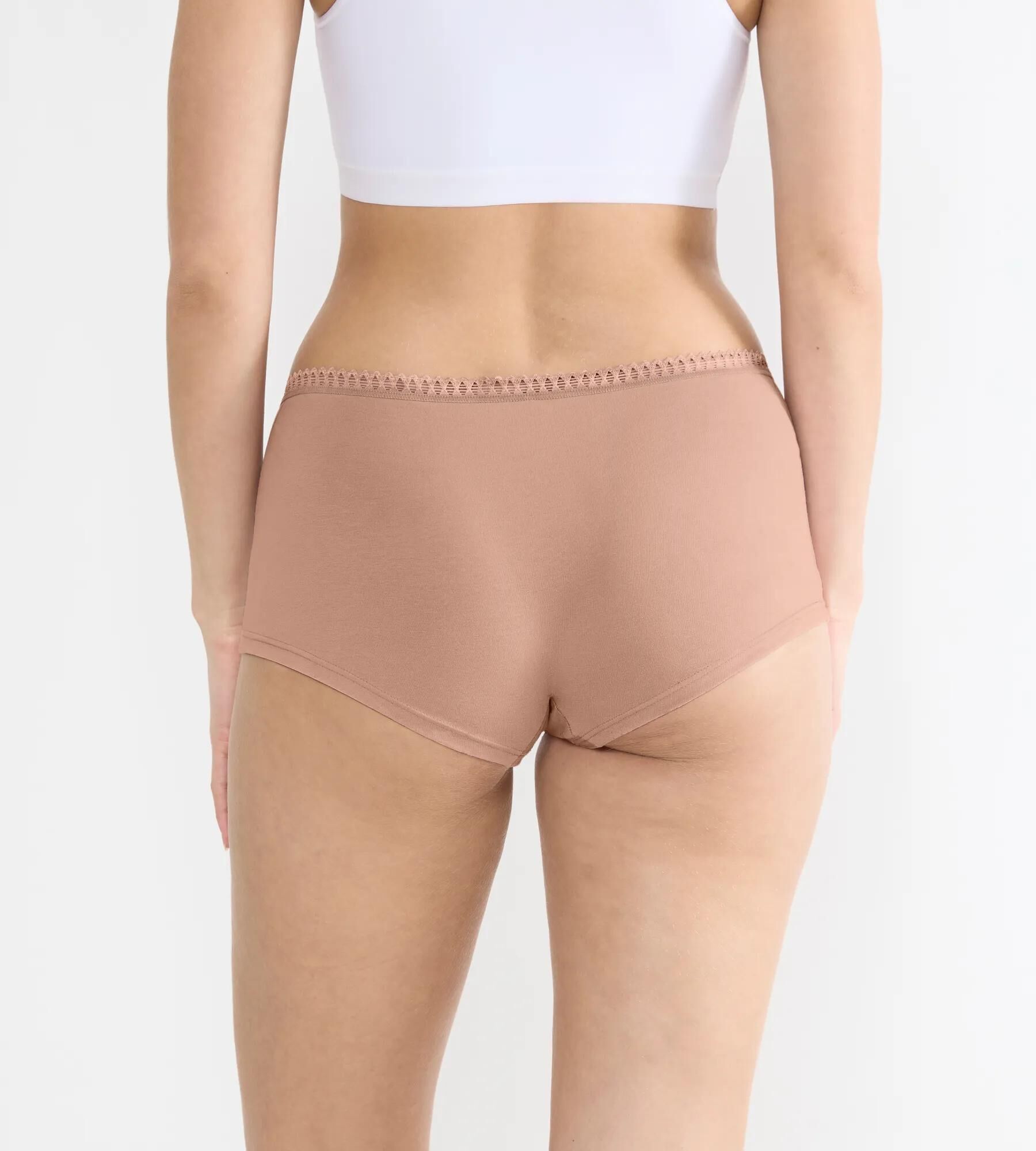 Sloggi Women GO Crush Short (3-pack), dames boxer, beige