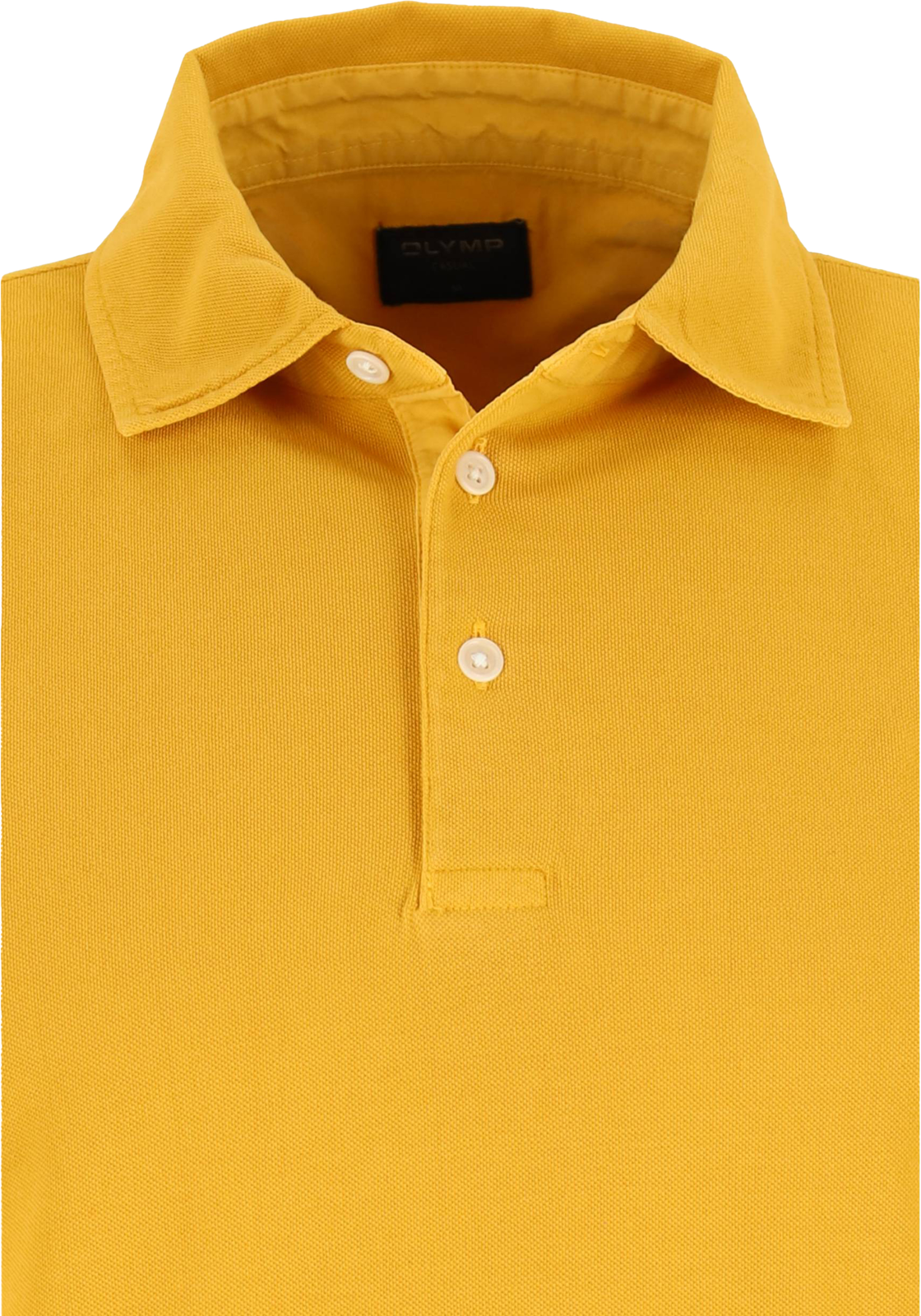 4-4066425719350-olymp-Olymp_PS_geel_54315253_detail_HR OLYMP Polo Casual, modern fit polo, mais geel