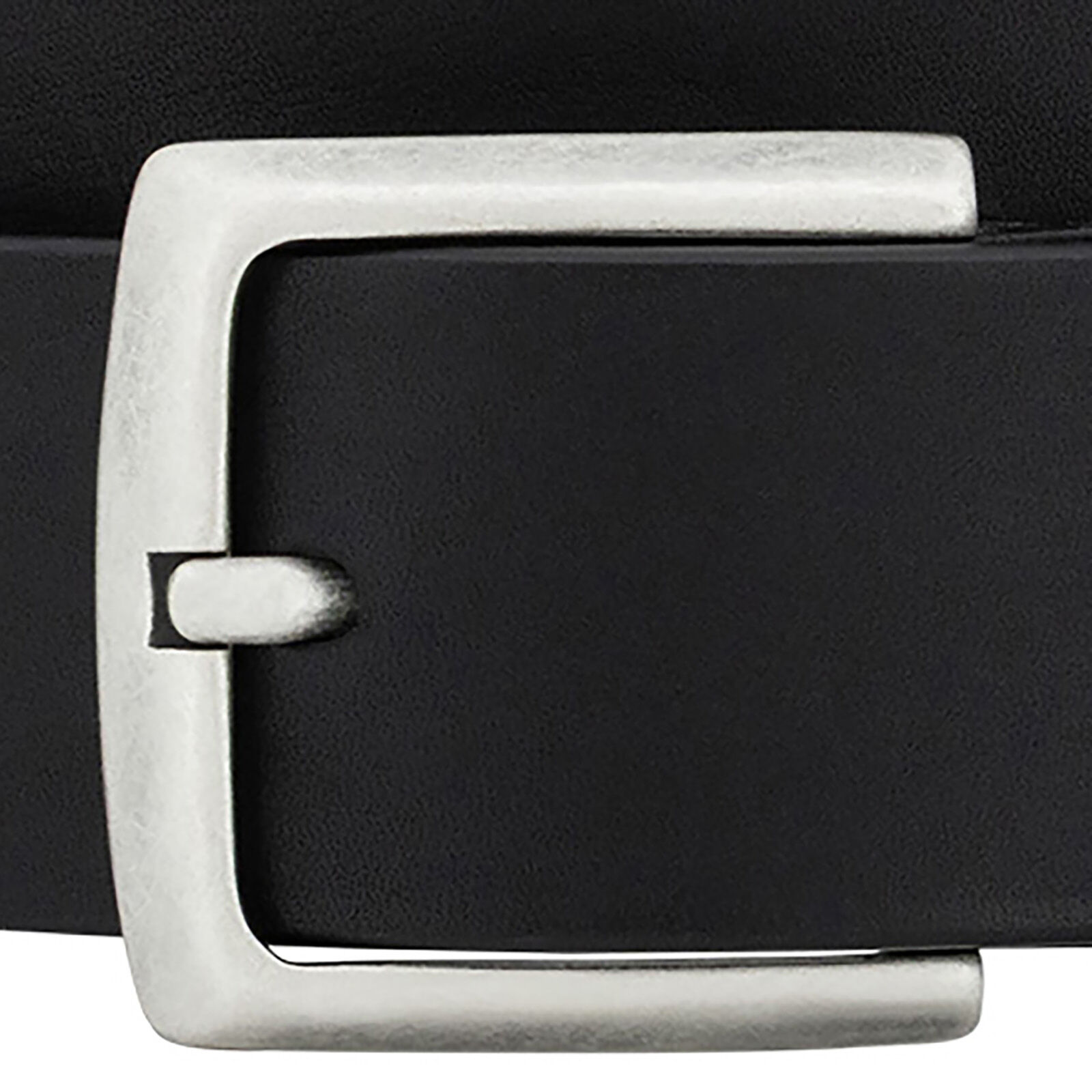 LINDENMANN leren heren riem, zwart