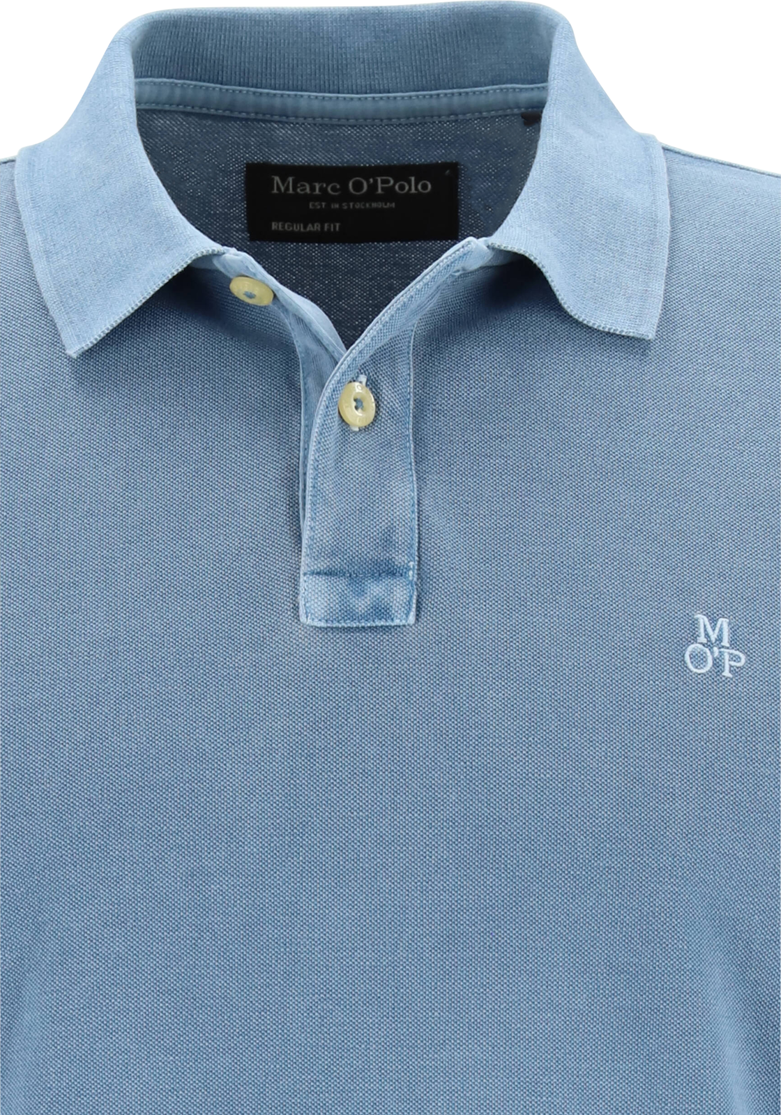 4-7325867176778-Marc_OPolo-MP_PS_blauw_B21226653000837_detail_HR Marc O'Polo regular fit polo, heren poloshirt, blauw