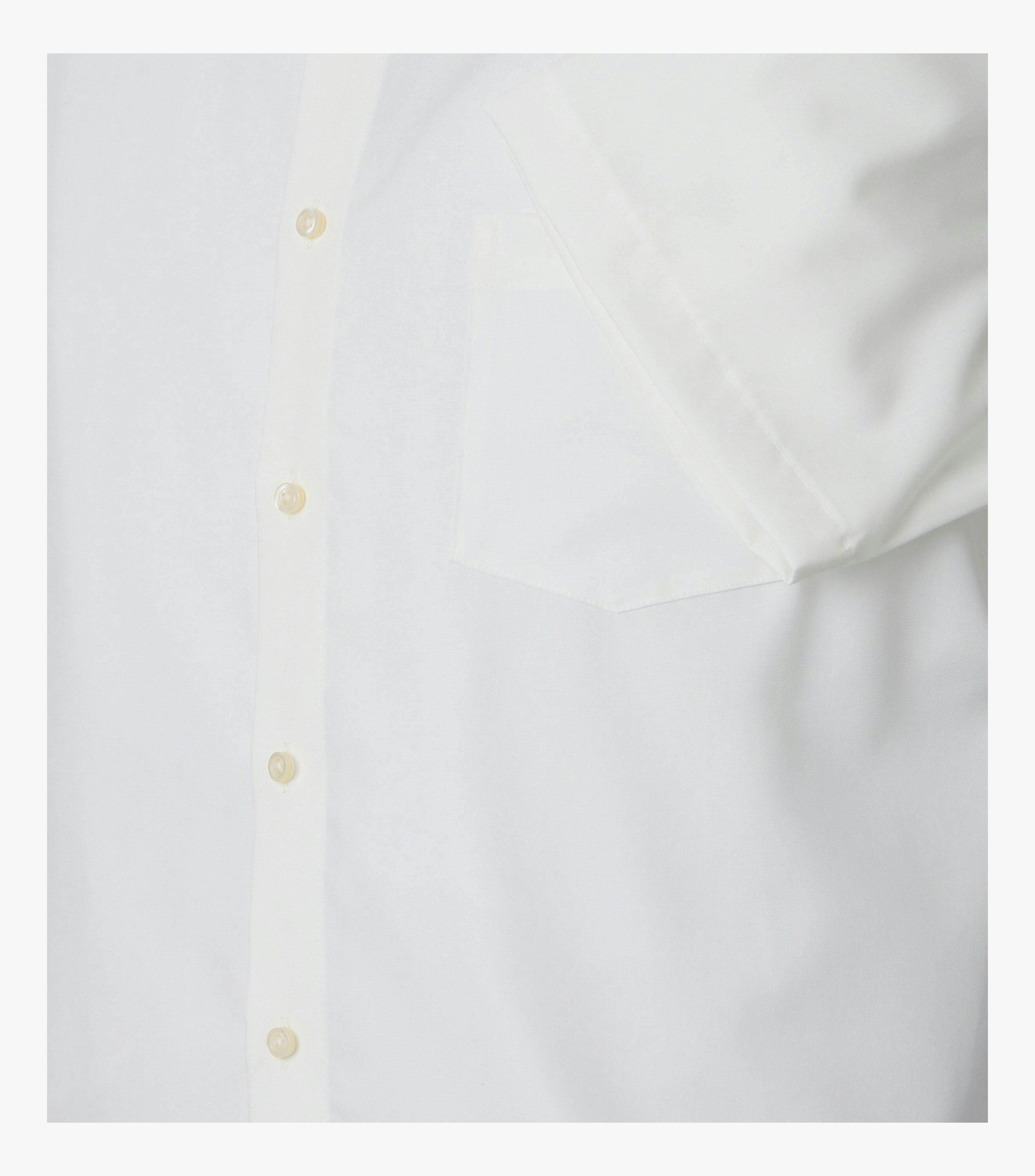 VENTI CASA MODA comfort fit overhemd, korte mouw, structuur, offwhite
