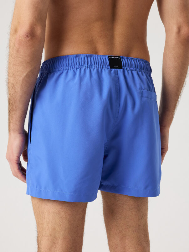 Bjorn Borg Solid Swim Shorts, heren zwembroek, blauw