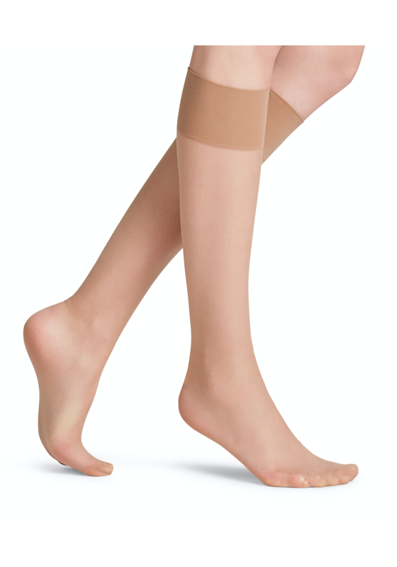 FALKE Seidenglatt 15 DEN dames kniekousen, beige (cocoon) FALKE Seidenglatt 15 DEN dames kniekousen, beige (cocoon)
