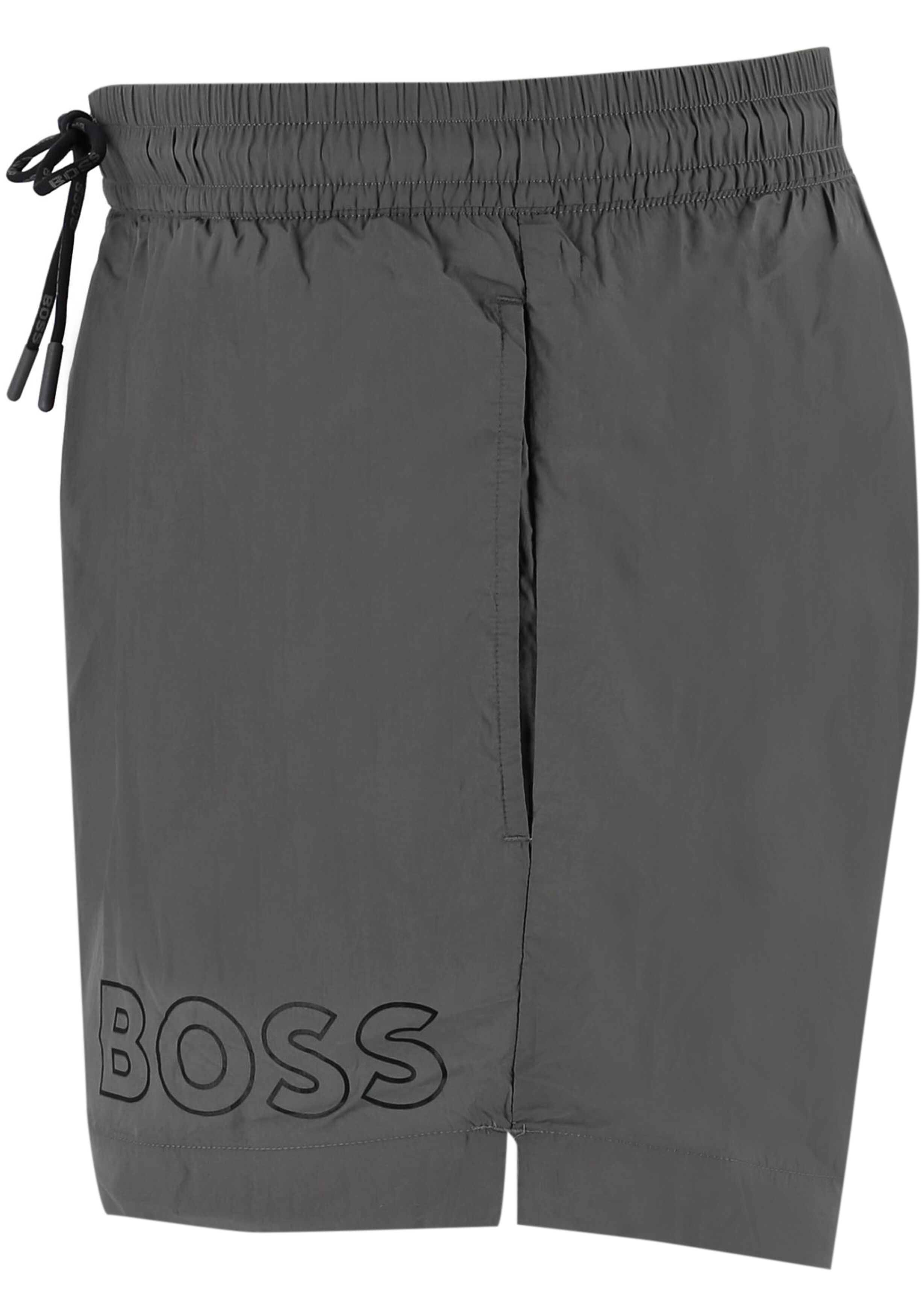 HUGO BOSS Mooneye swim shorts, heren zwembroek, donkergrijs