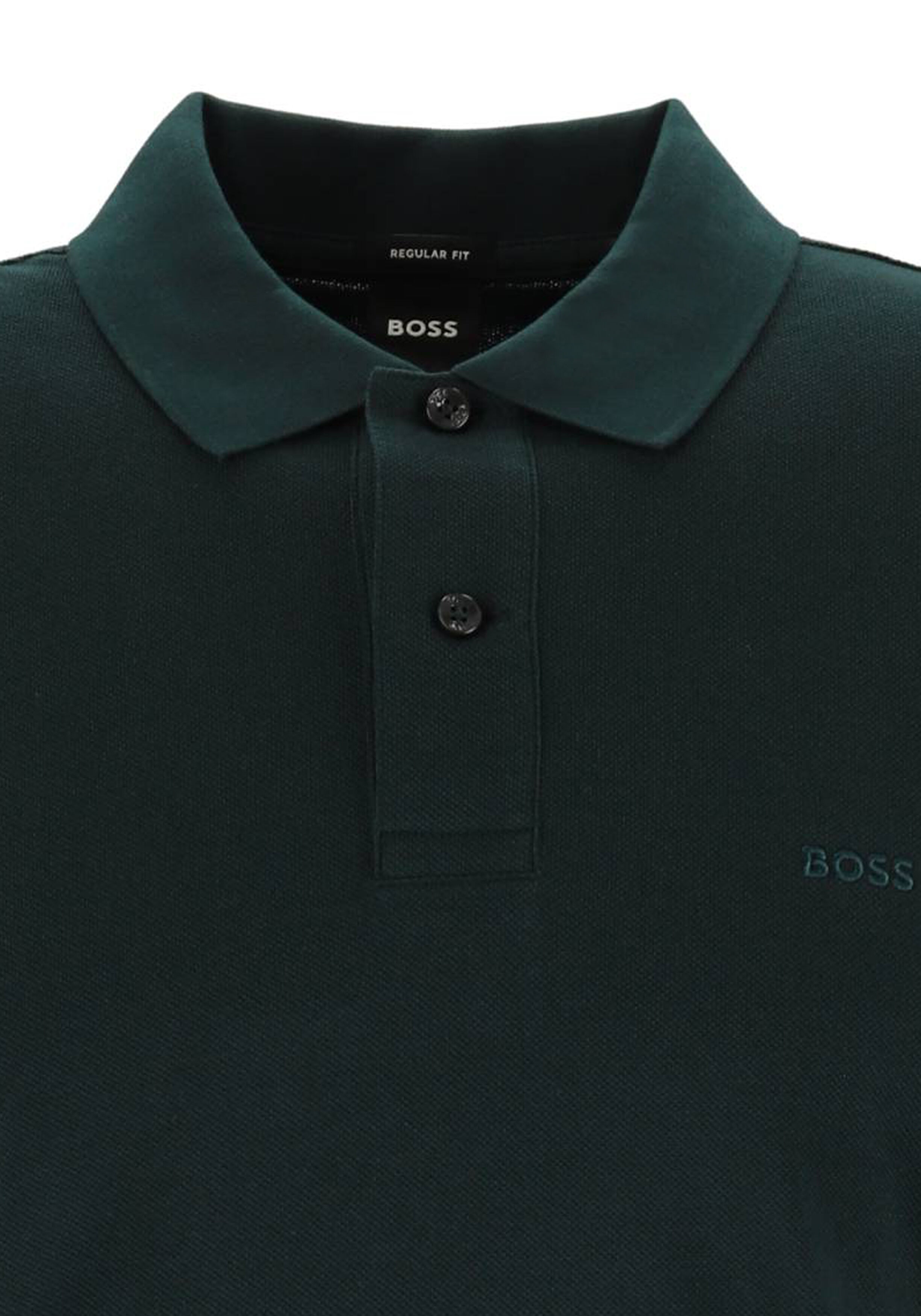 BOSS Pallas regular fit polo, pique, groen