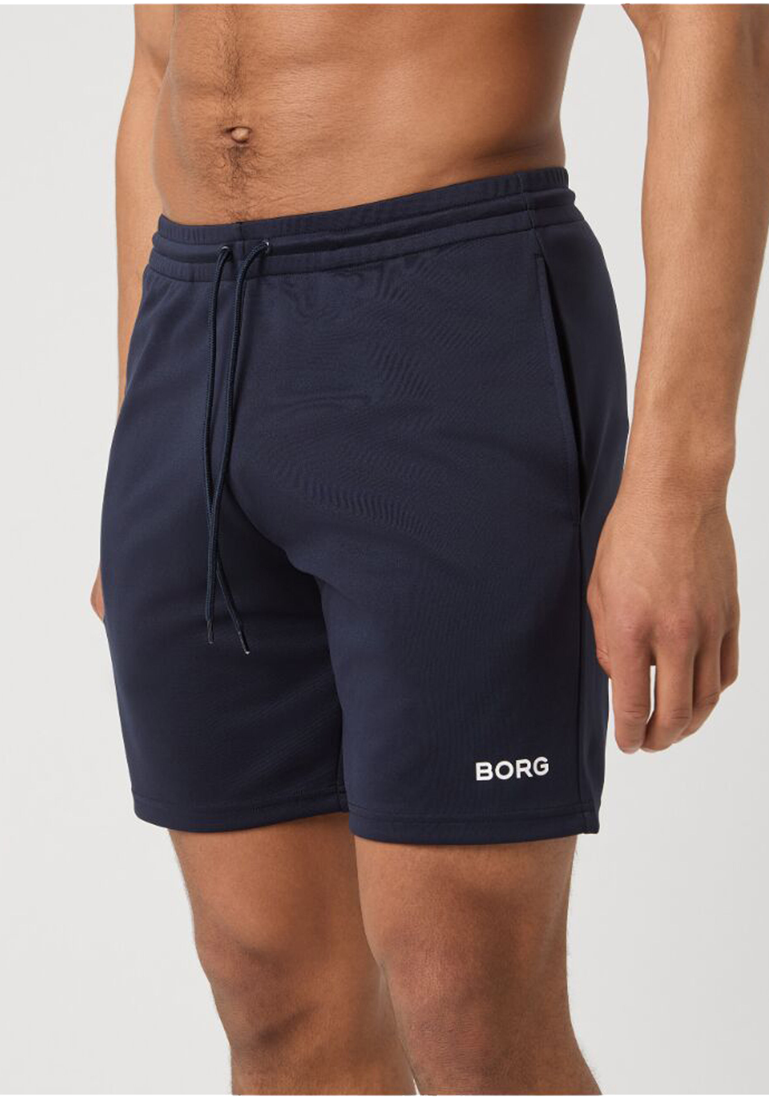 Bjorn Borg Essential Active 8Inch Shorts, heren sportbroek kort, donkerblauw