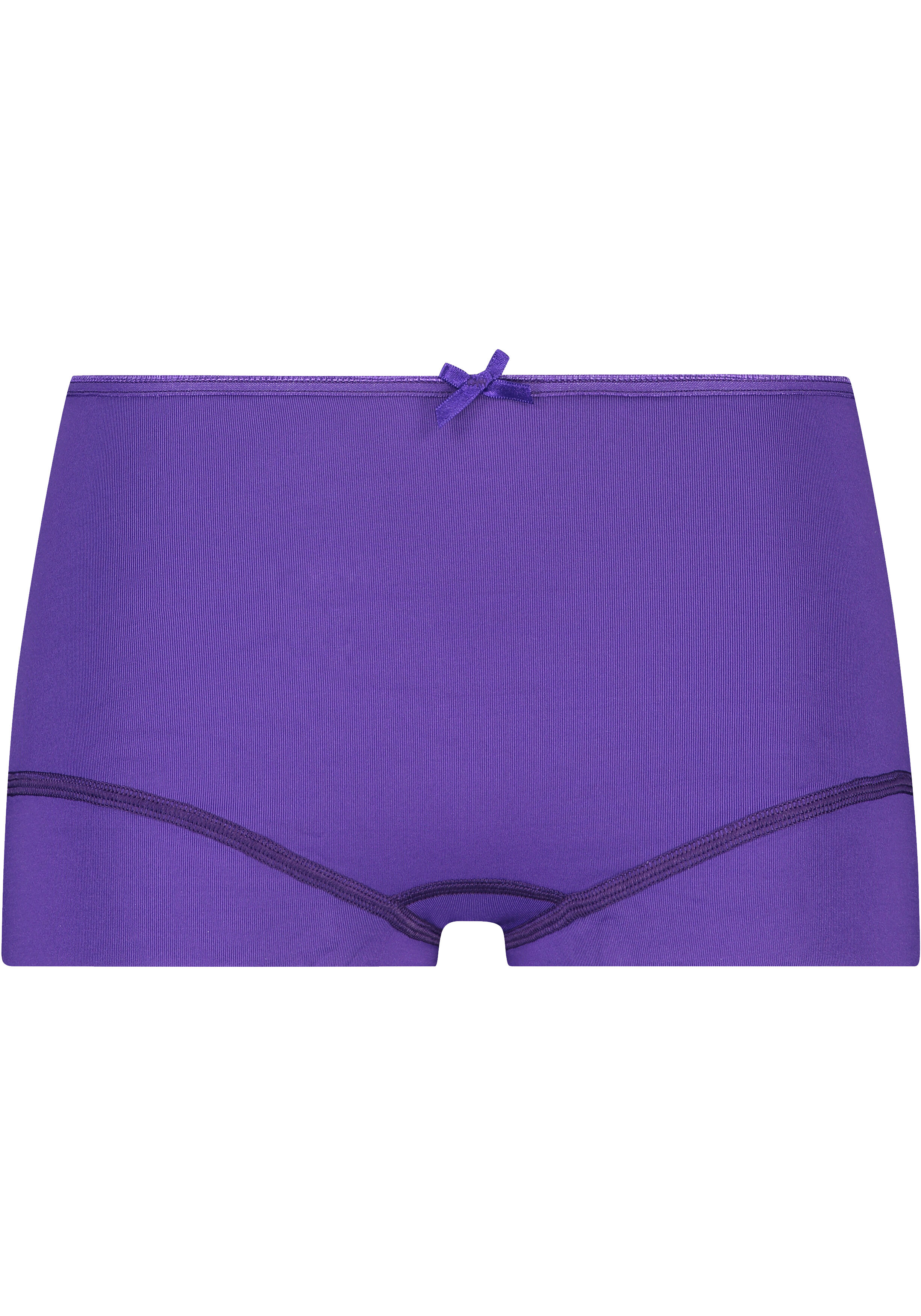RJ Bodywear Pure Color dames short, paars