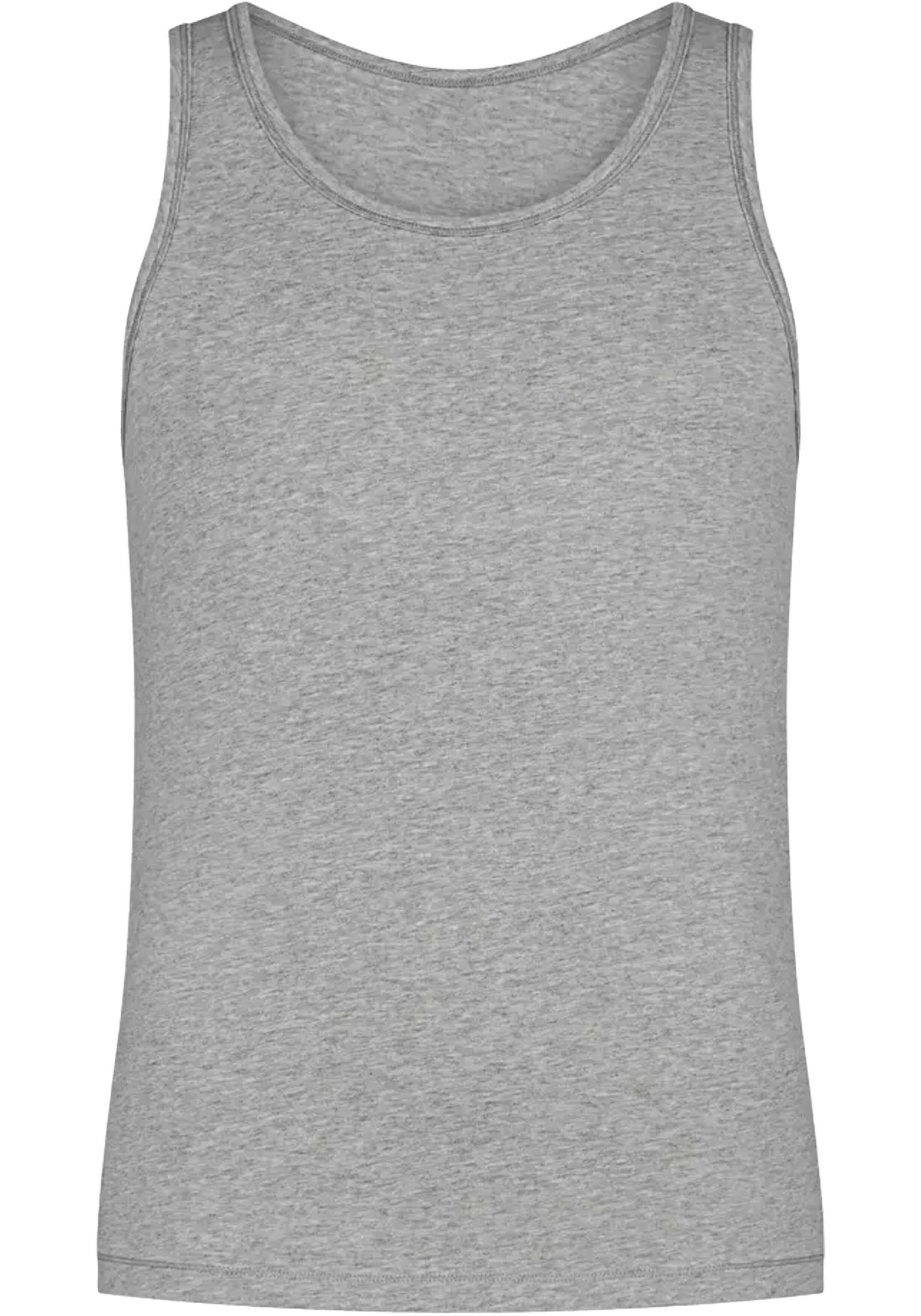 Sloggi Men EVER Ease Tank Top, heren mouwloos T-shirt (1-pack), donkergrijs melange