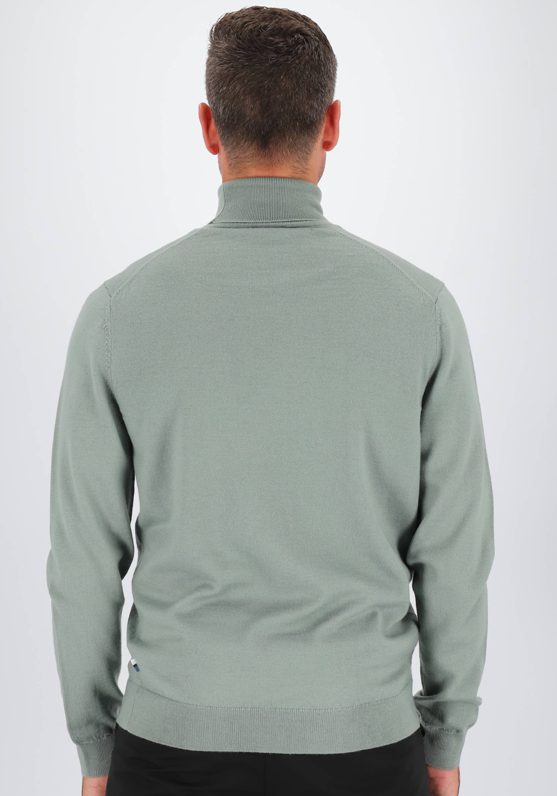 OLYMP modern fit coltrui wol, lichtgroen OLYMP modern fit coltrui wol, lichtgroen