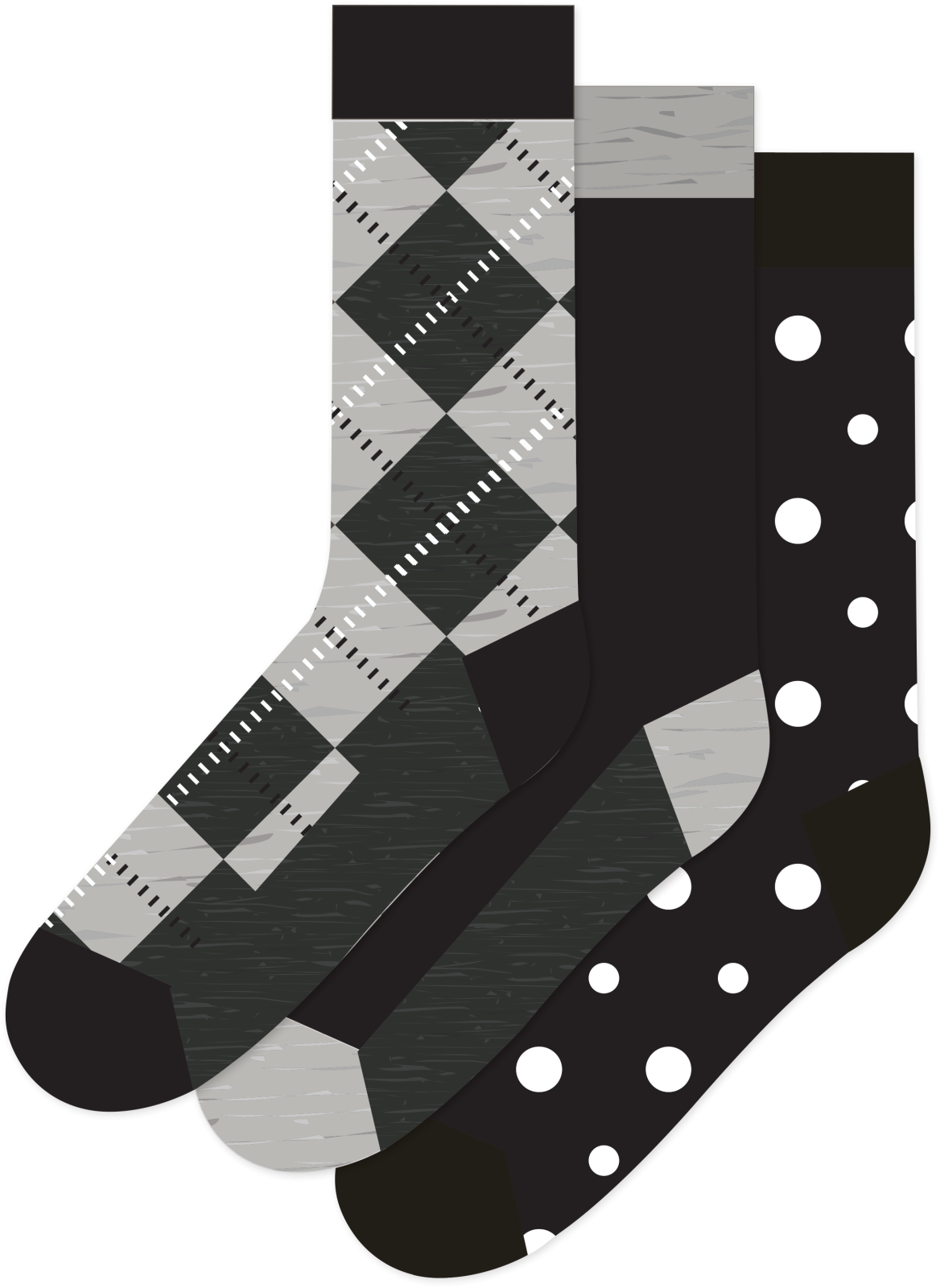Happy Socks Argyle Socks (3-pack), unisex sokken