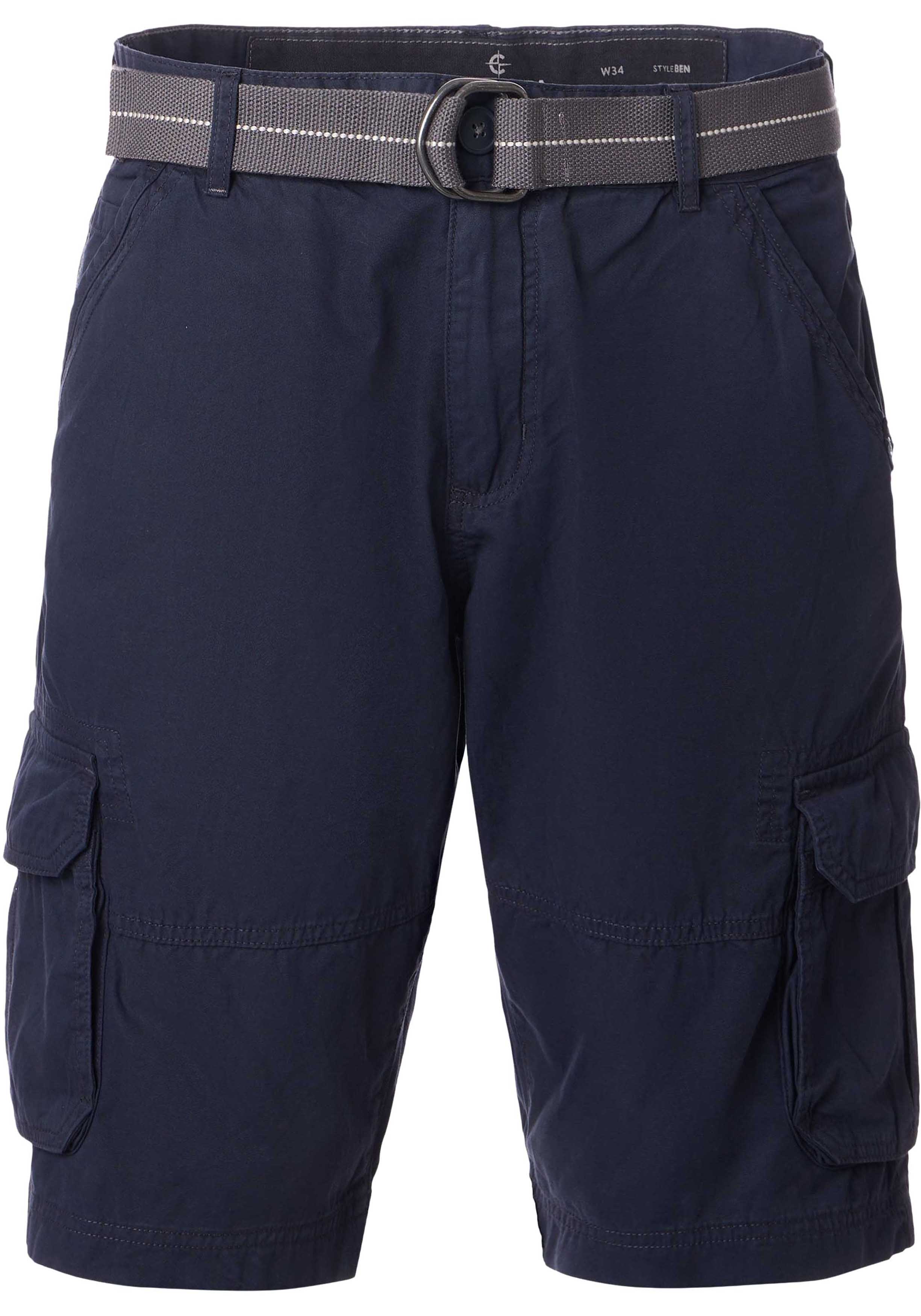 CASA MODA bermuda BEN, heren cargo korte broek, blauw