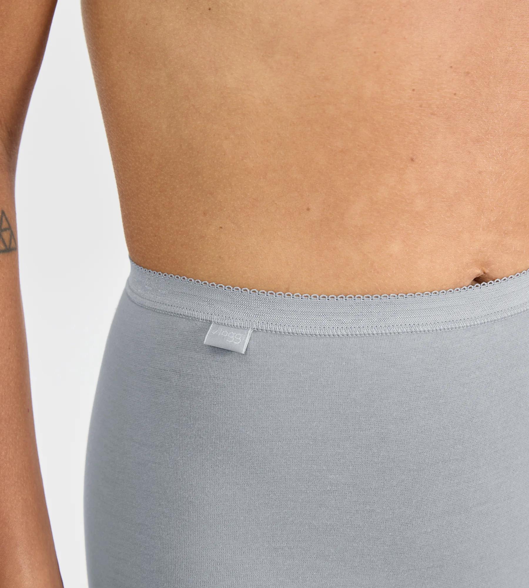 Sloggi Women Basic+ Maxi (4-pack), dames slip, wit, lichtblauw, lichtgroen en grijs