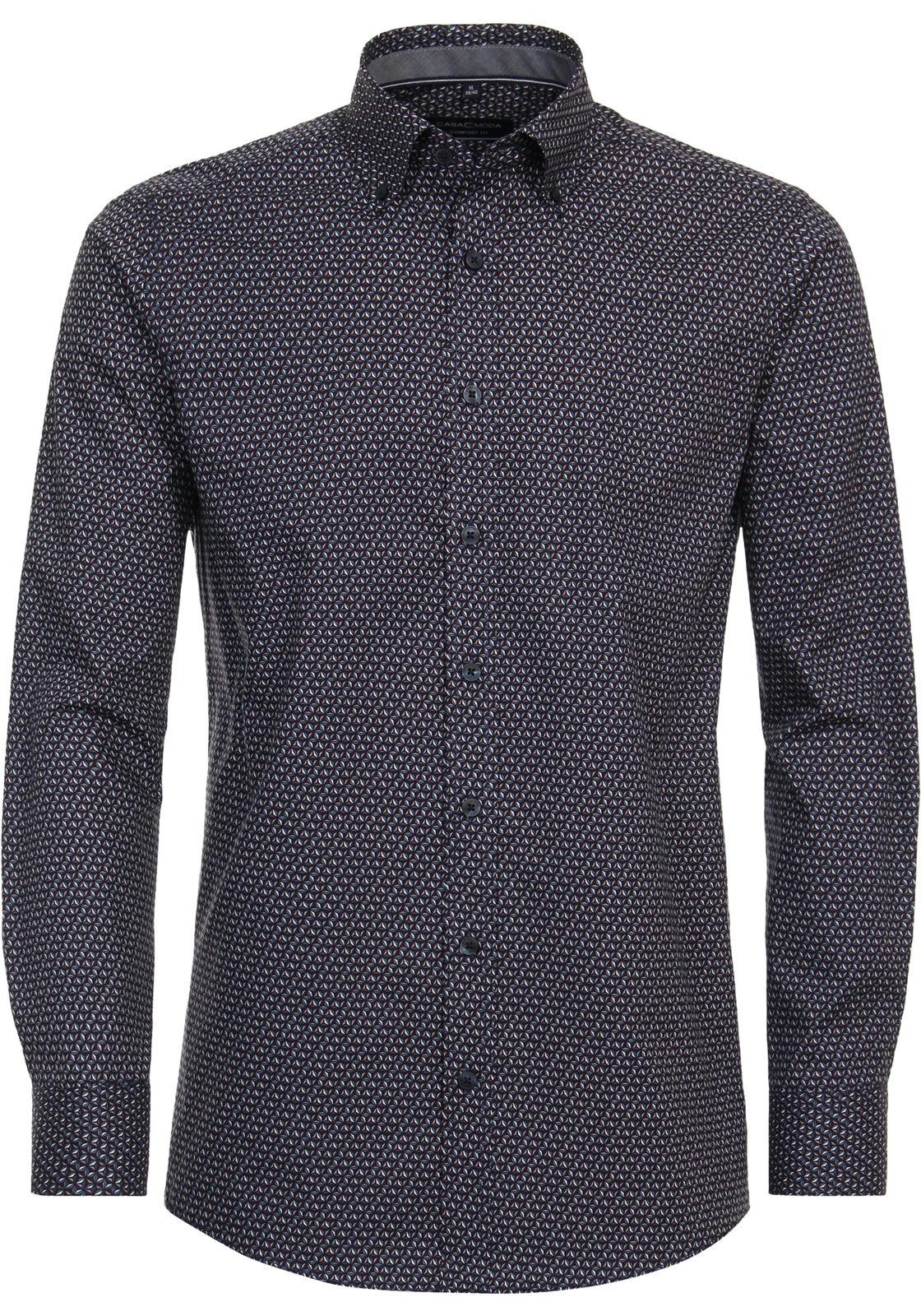 1-4064813790707-casa_moda-overhemd_HR CASA MODA Sport casual fit overhemd, popeline, rood dessin