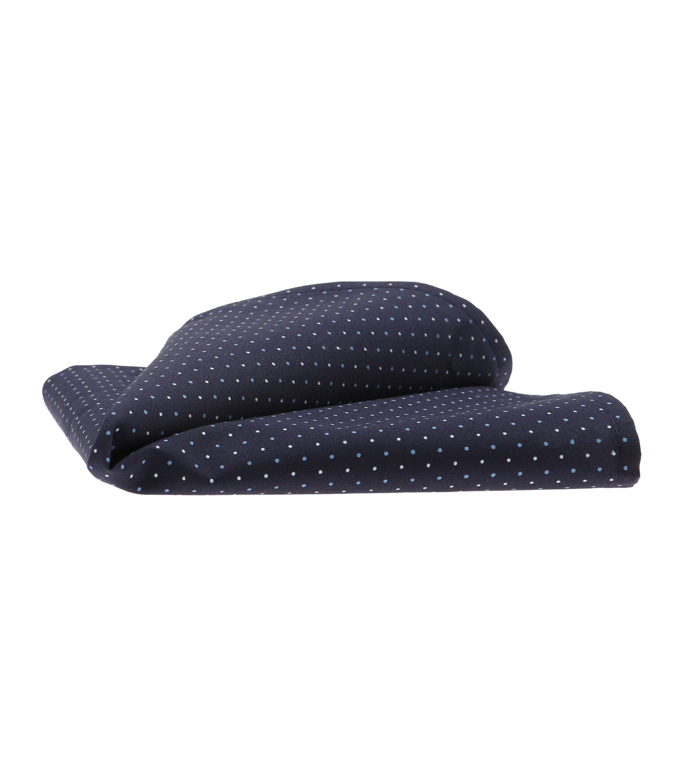 VENTI pochet, donkerblauw, lichtblauw, wit dessin
